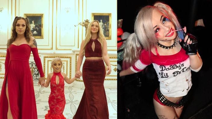  Tiny med sin forlovede Anastasia.