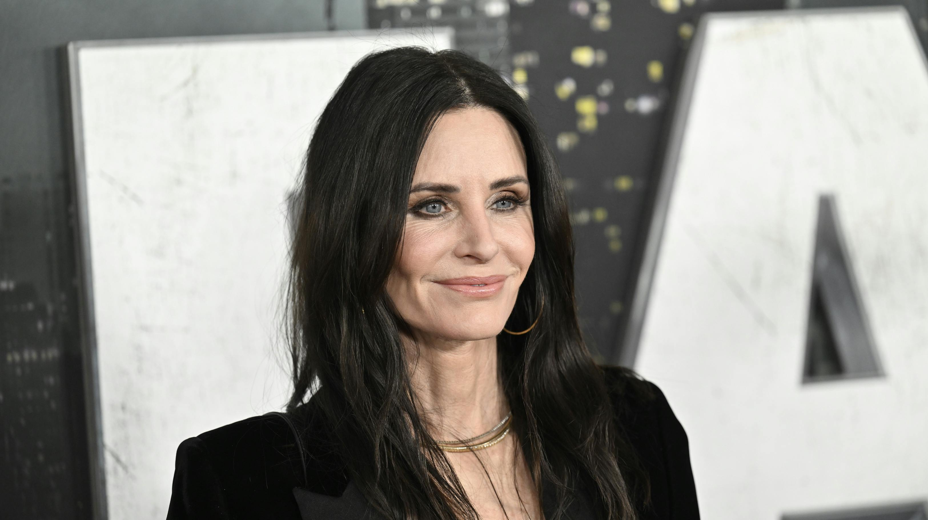 Courteney Cox attends the world premiere of "Scream VI" at AMC Lincoln Square on Monday, March 6, 2023, in New York. (Photo by Evan Agostini/Invision/AP)