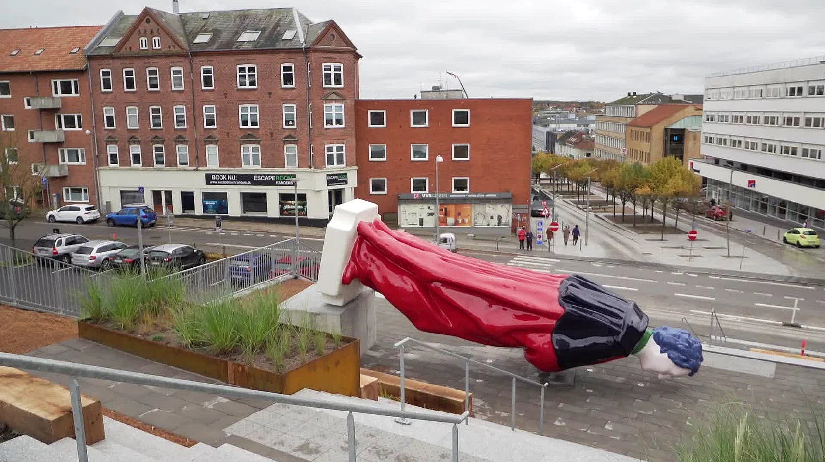 Skulpturen har skabt debat i Randers.