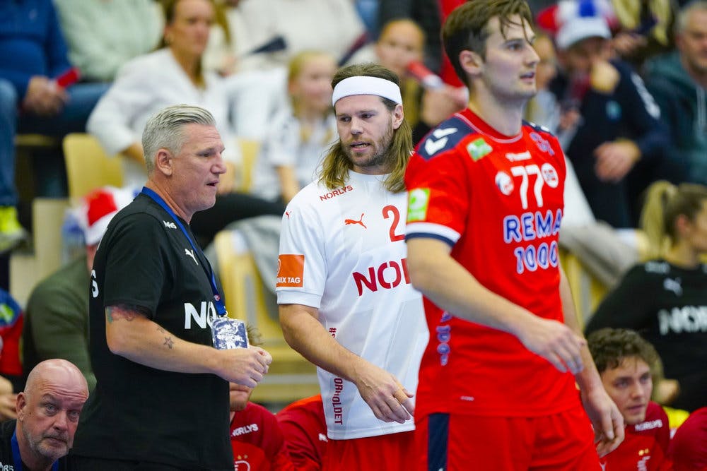 Mikkel Hansen var tilbage på landsholdet for første gang siden VM i januar efter sin sygemelding.&nbsp;