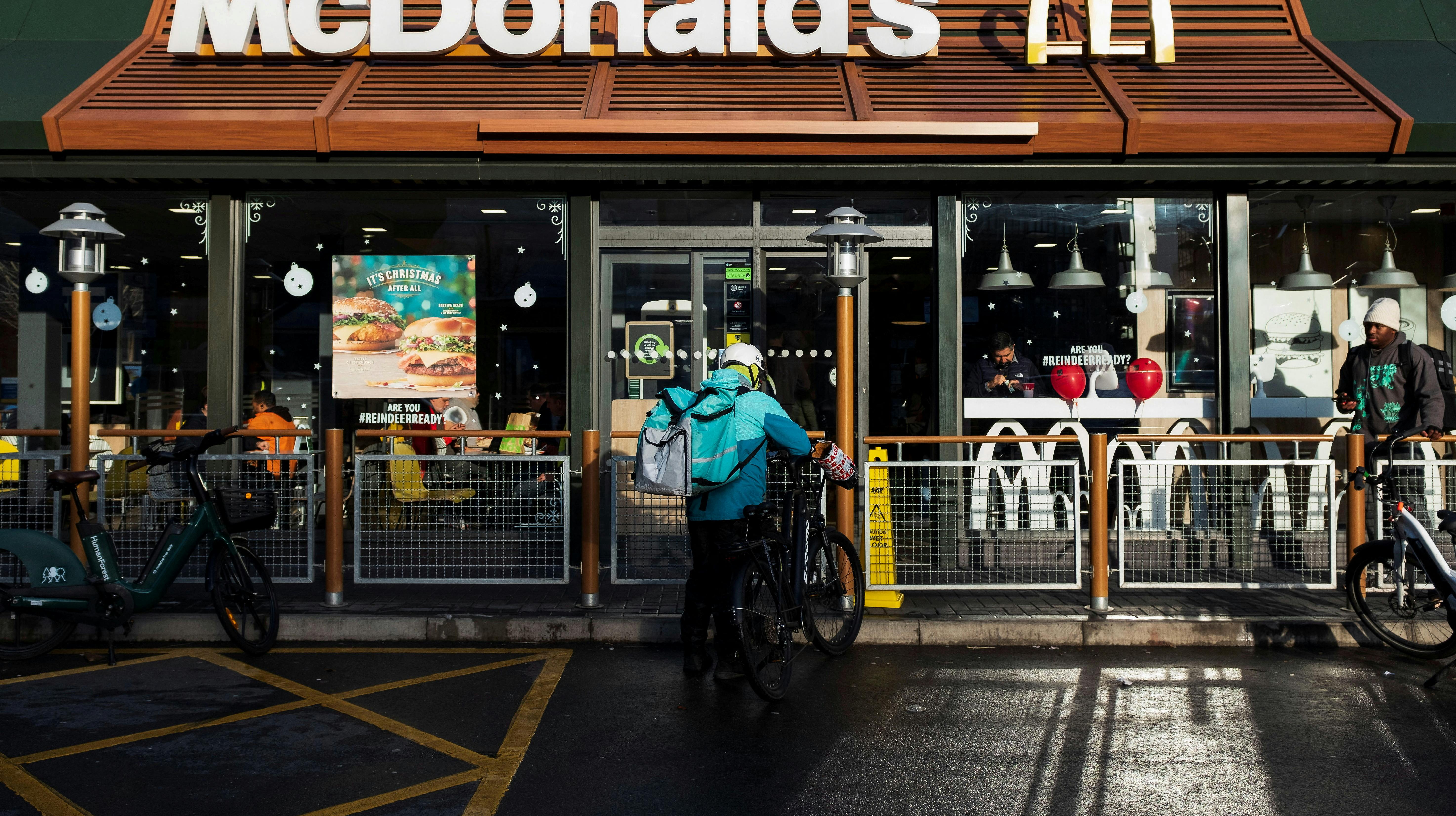 Det var ikke denne Mcdonald's men én i Odense, der onsdag blev ramt af rottekast.