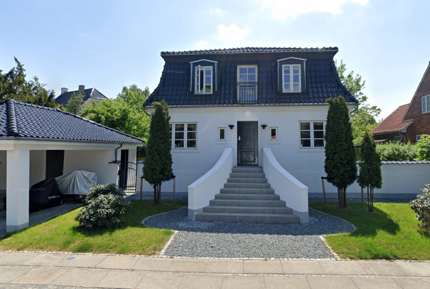 Så flot ser Mikkel Bødkers nye hus ud.