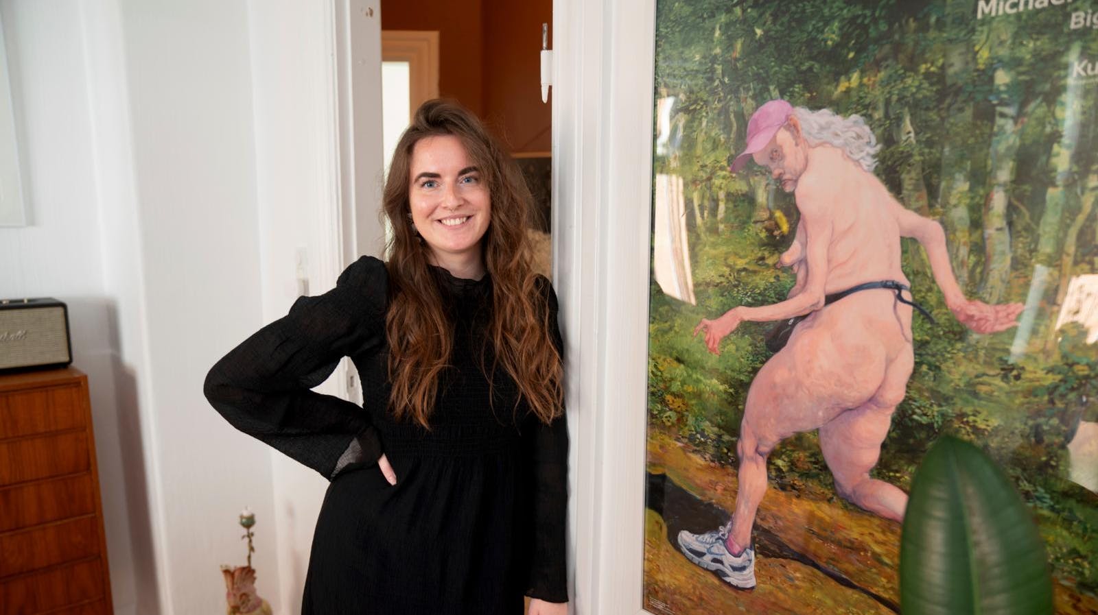 28-årige Terese Sau Hansens store helt er billedkunstneren Michael Kvium, som står bag dette mesterværk.