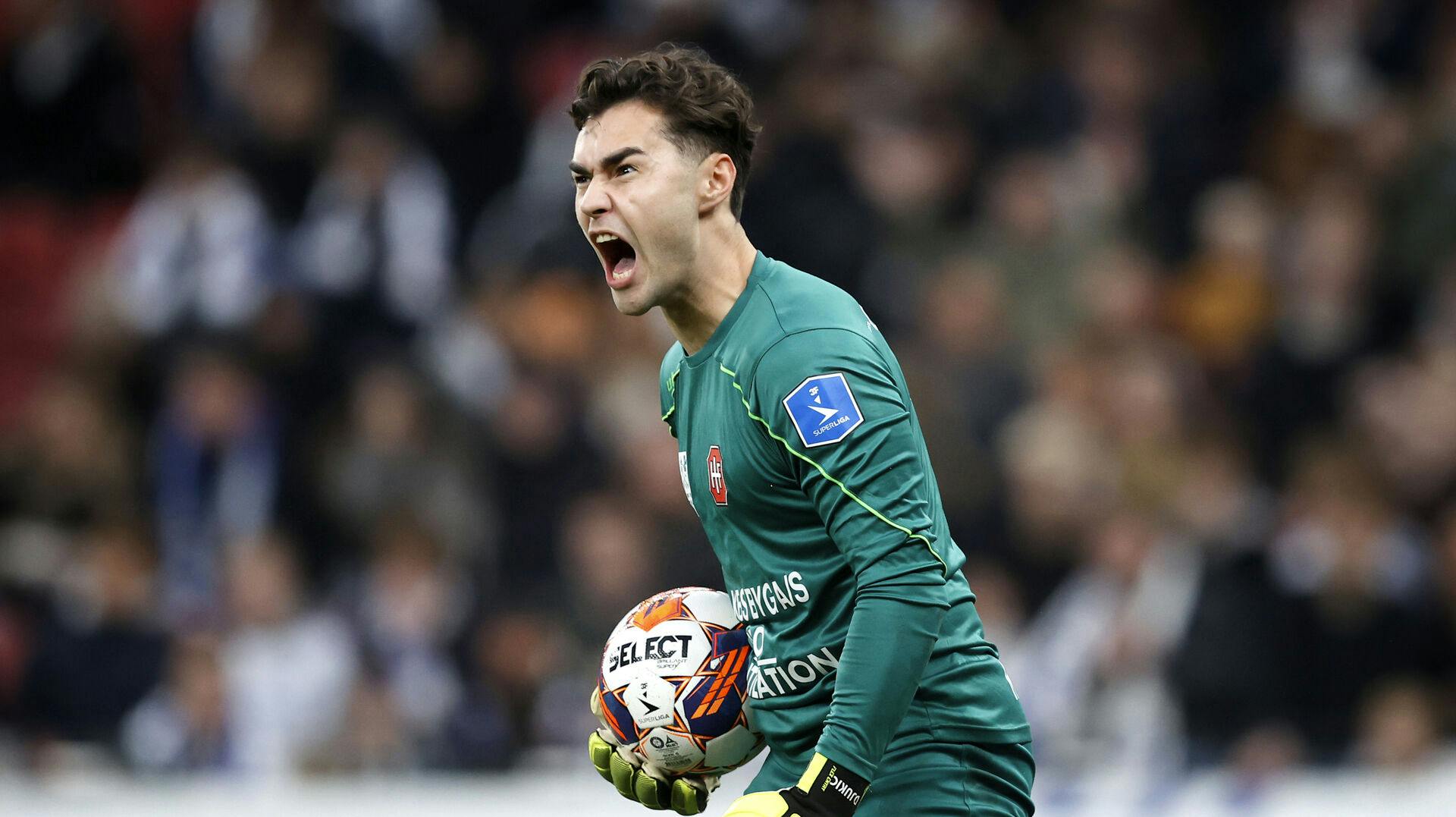 Filip Djukic i Parken ved den nylige Superliga-kamp mellem Hvidovre og FCK.