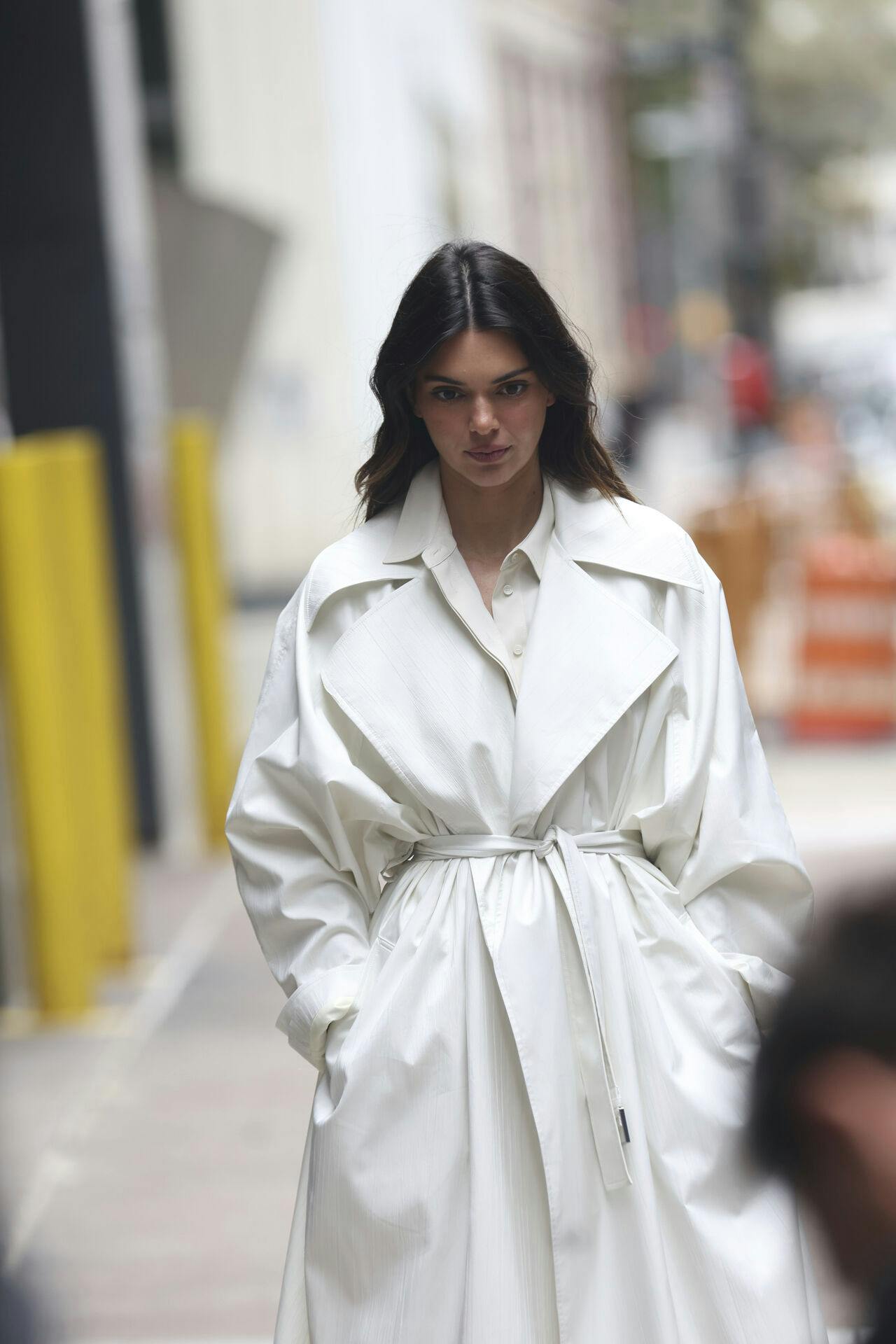 I oktober blev Kendall Jenner spottet i New York, hvor hun også var i fuld gang med optagelserne til en modekampagne. 