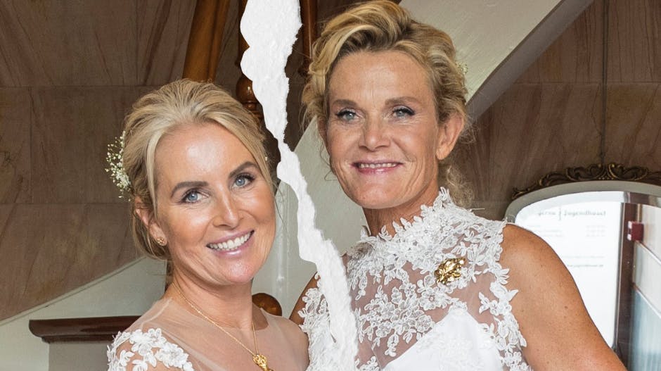 Christina og Charlotte sagde "ja" til hinanden i august 2021.