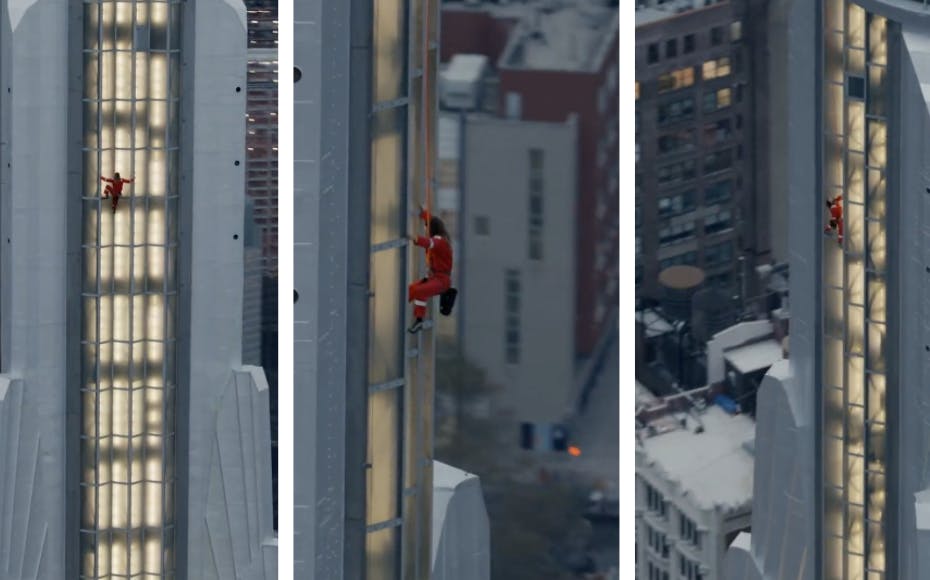 Jared Leto beviste 9. november, at han altså også godt kan klatre.