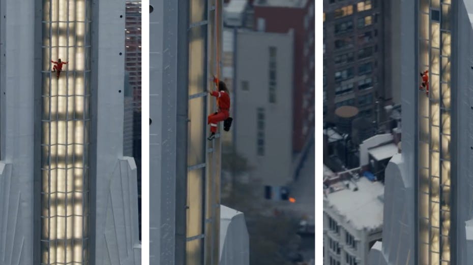 Jared Leto beviste 9. november, at han altså også godt kan klatre.