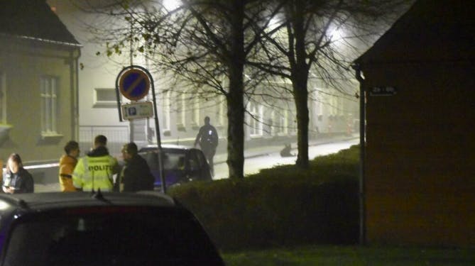 Røveriet skete på Amaliegade i Børkop. 