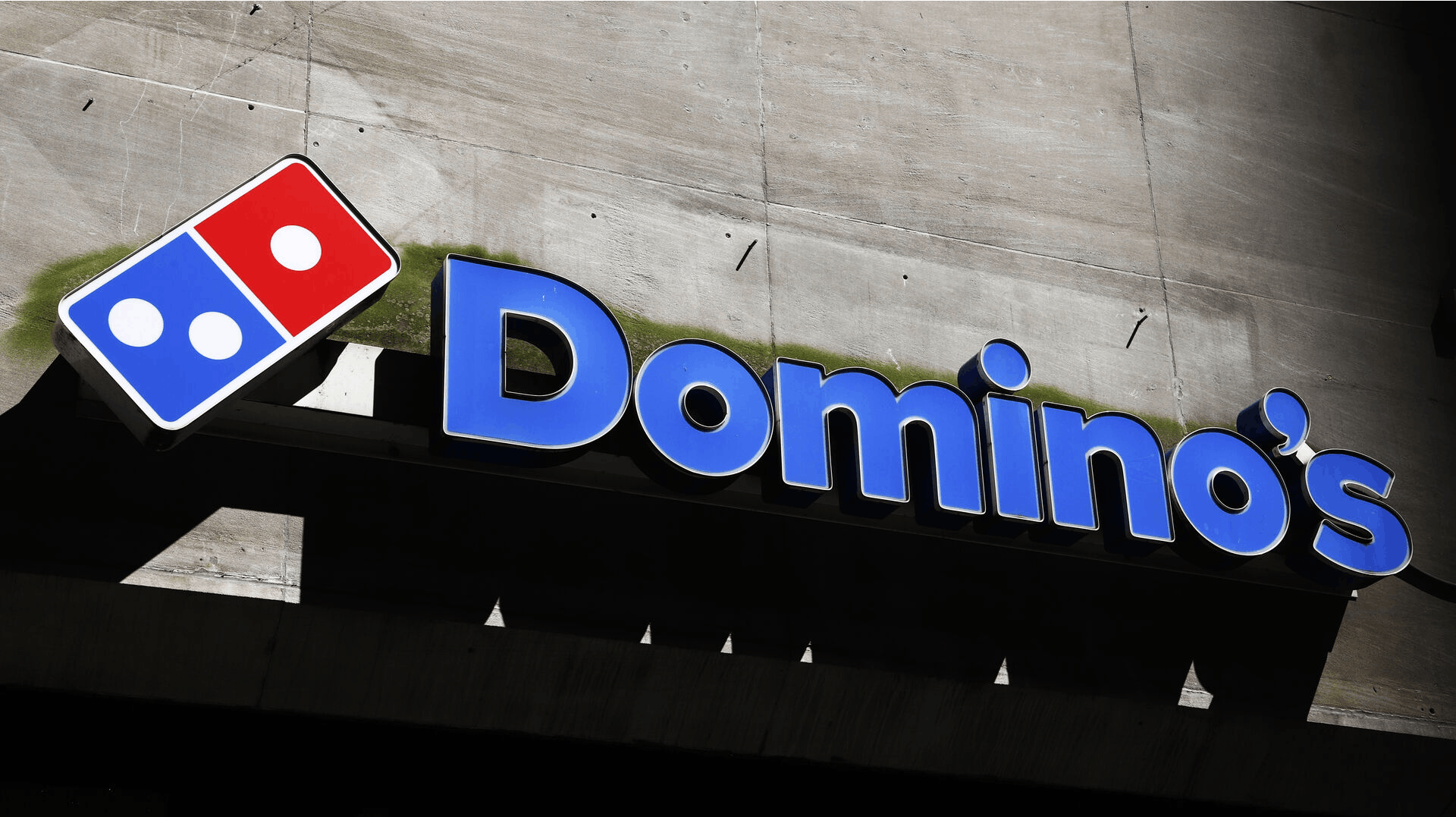 This is the sign on a Domino's Pizza shop in downtown Pittsburgh Monday, July 15, 2019. (AP Photo/Gene J. Puskar)