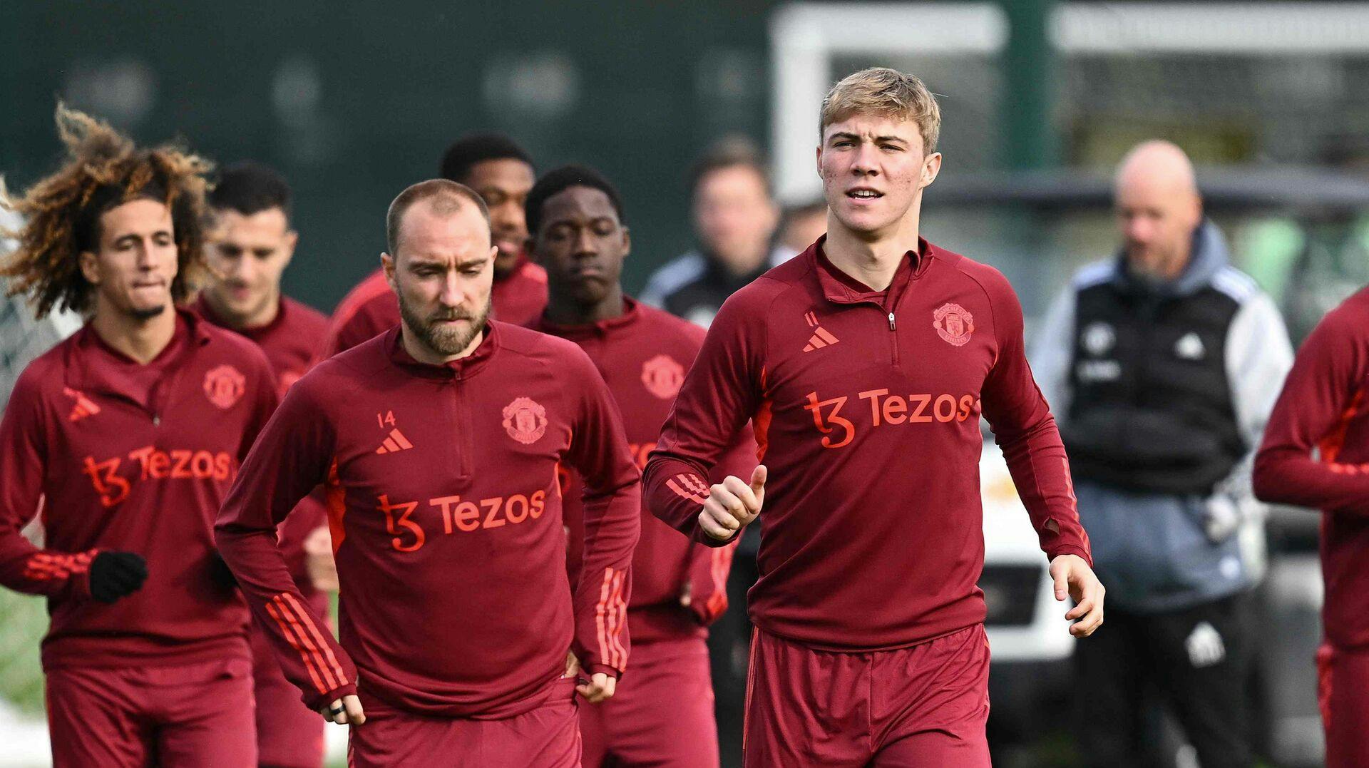 Hverken Rasmus Højlund eller Christian Eriksen kommer i kamp for landsholdet i denne omgang.