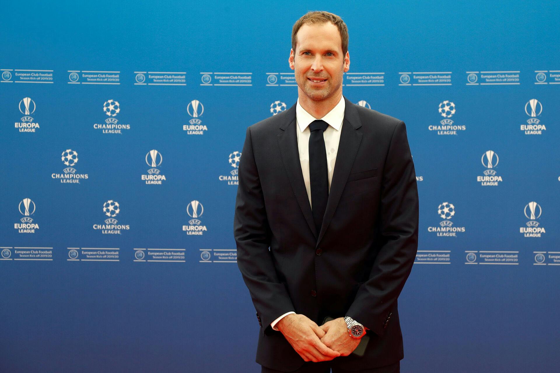 (ARKIV) Soccer Football - Champions League Group Stage draw - Grimaldi Forum, Monaco - August 29, 2019 Petr Cech before the draw Den tjekkiske målmand Petr Cech fylder 40 år fredag den 20. maj 2022.. (Foto: ERIC GAILLARD/Ritzau Scanpix)