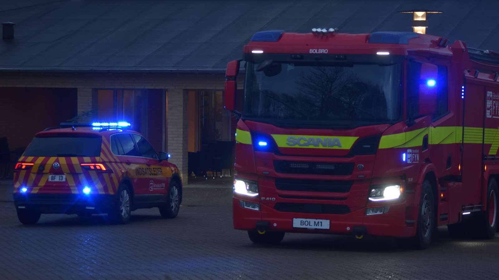 En 86-årig mand har mistet livet ved ved plejehjemmet Svovlhatten i en brand.