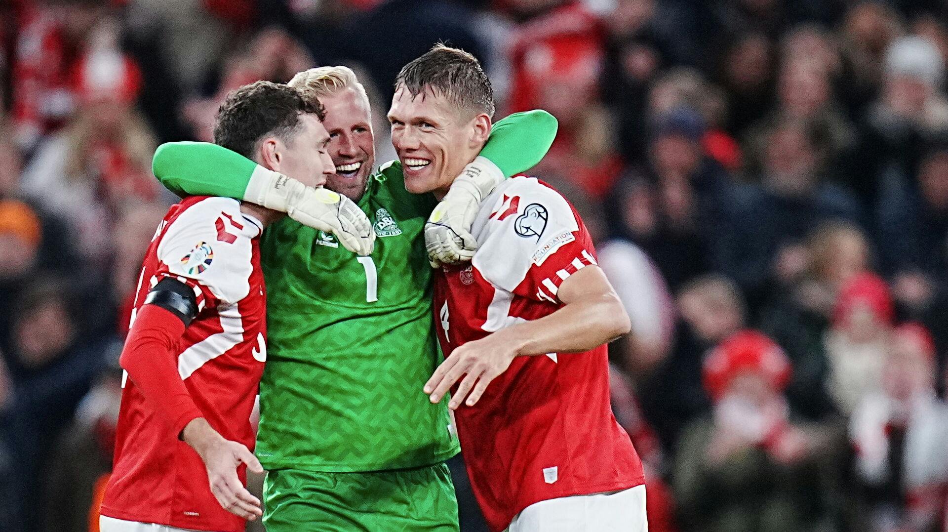 Danmark vinder 2-1 over Slovenien.