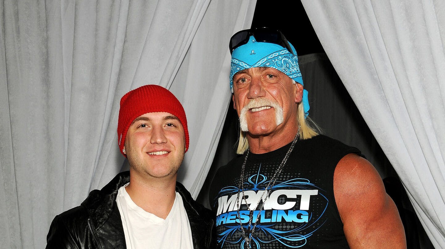 Nick Hogan og Hulk Hogan i 2011