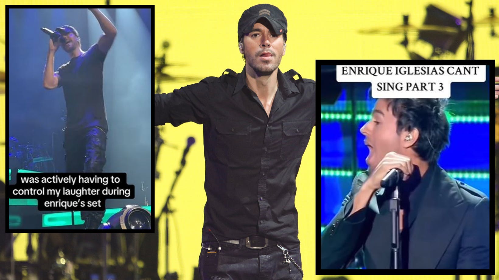Nye klip af den spanske popsangers optræden har fået internettet til at spørge: Har Enrique Iglesias nogensinde sunget virkelig godt? 