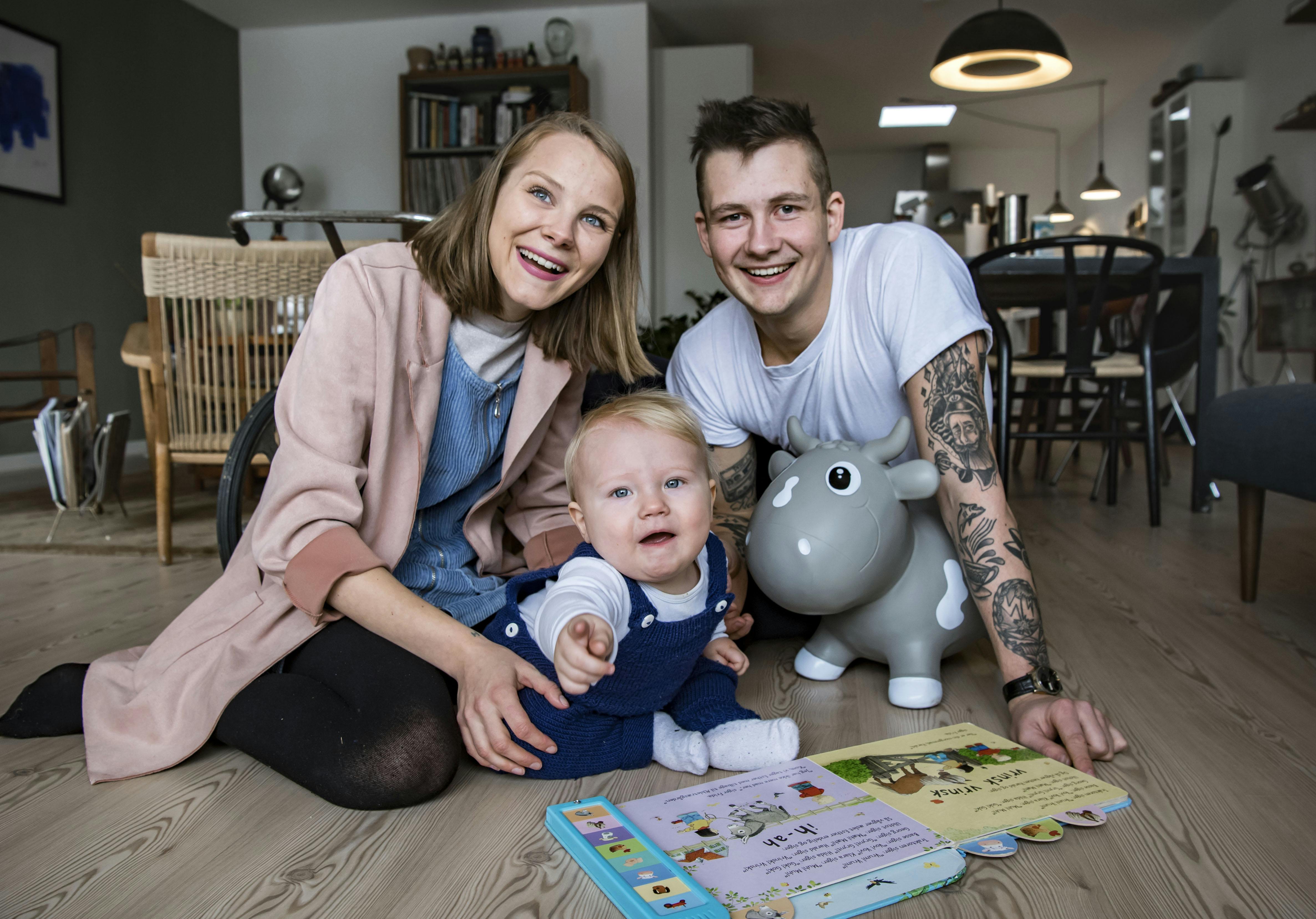 Lise Vandborg og Michael Stig Christensen er forældre til tre drenge, Villy, Verner og Evald. 