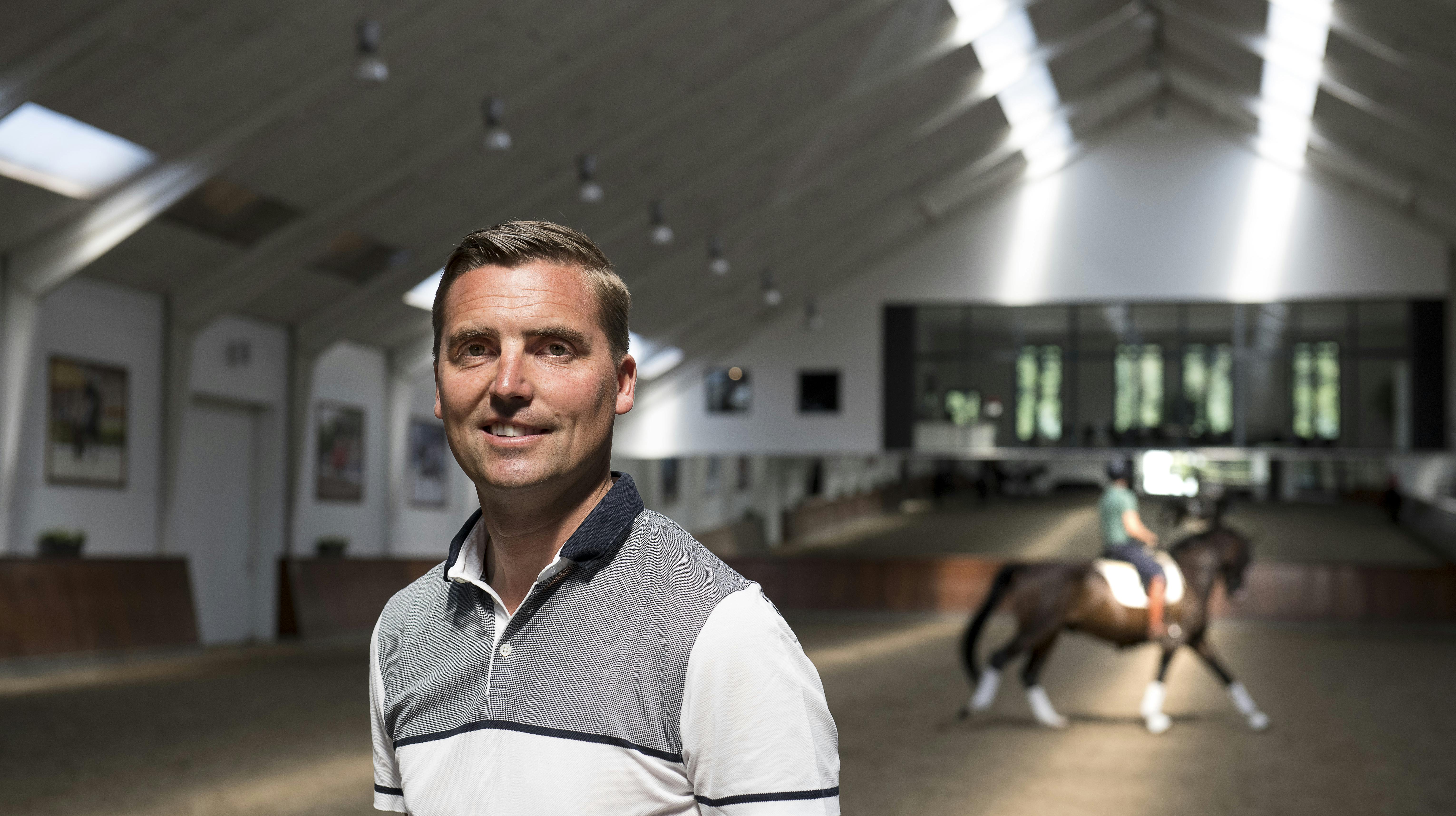Andreas Helgstrand, ejer, Helgstrand Dressage. Foto: © Michael Bo Rasmussen / Baghuset. Dato: 04.07.18. Bestilt af Brian Berg. Berlingske.