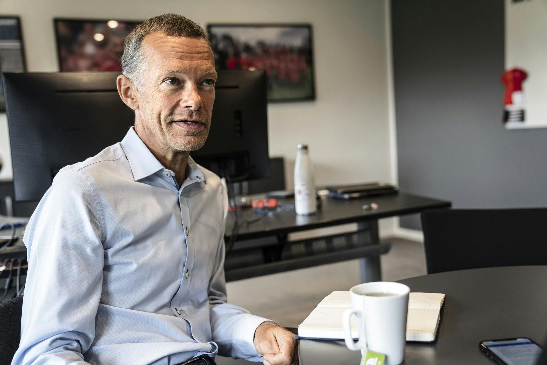 Erik Brøgger Rasmussen kan ikke svare på, hvor lang tid der går, før DBU opnår deres mål.&nbsp;
