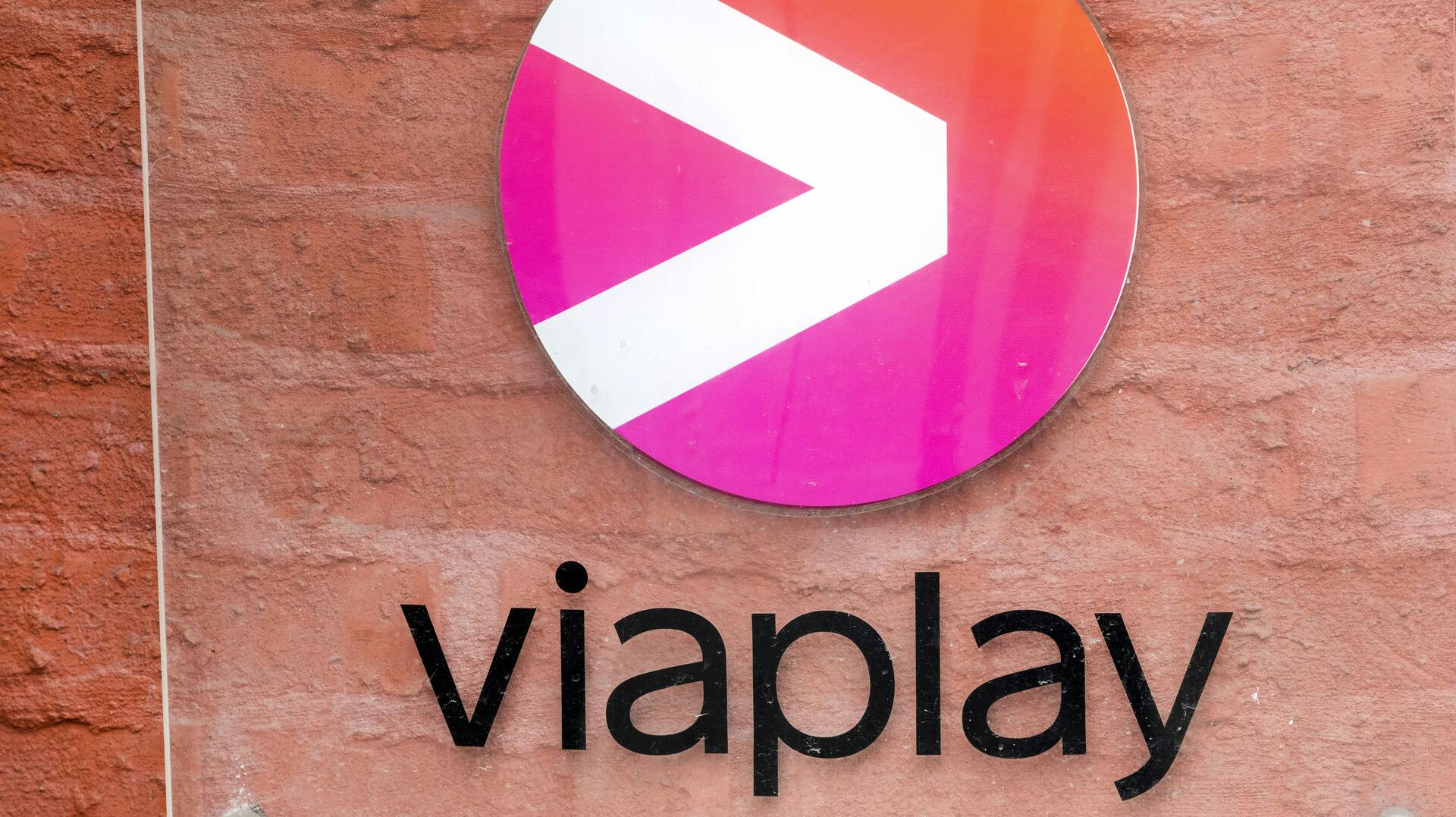 Oslo 20190312. Viaplay logo på skilt. Foto: Gorm Kallestad / NTB scanpix