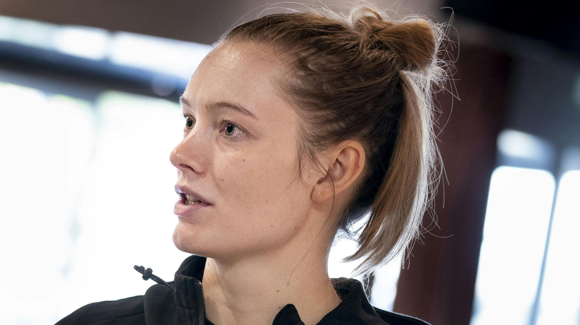 Anne Mette Hansen nåede at spille seks år i Györ. 