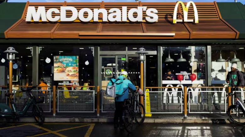 Det var ikke denne Mcdonald's men én i Slagelse, der i starten af november blev ramt af rottekast