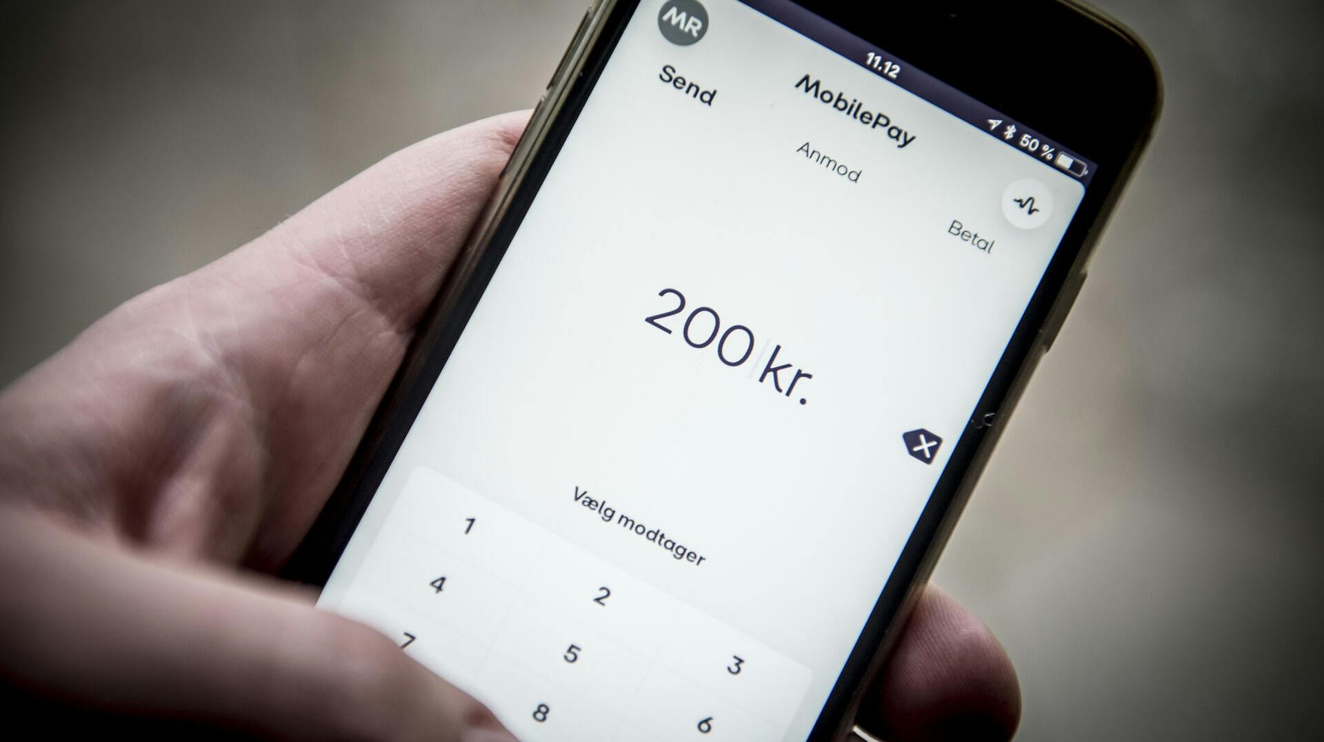 MobilePay App fotograferet torsdag den 24. januar 2019.