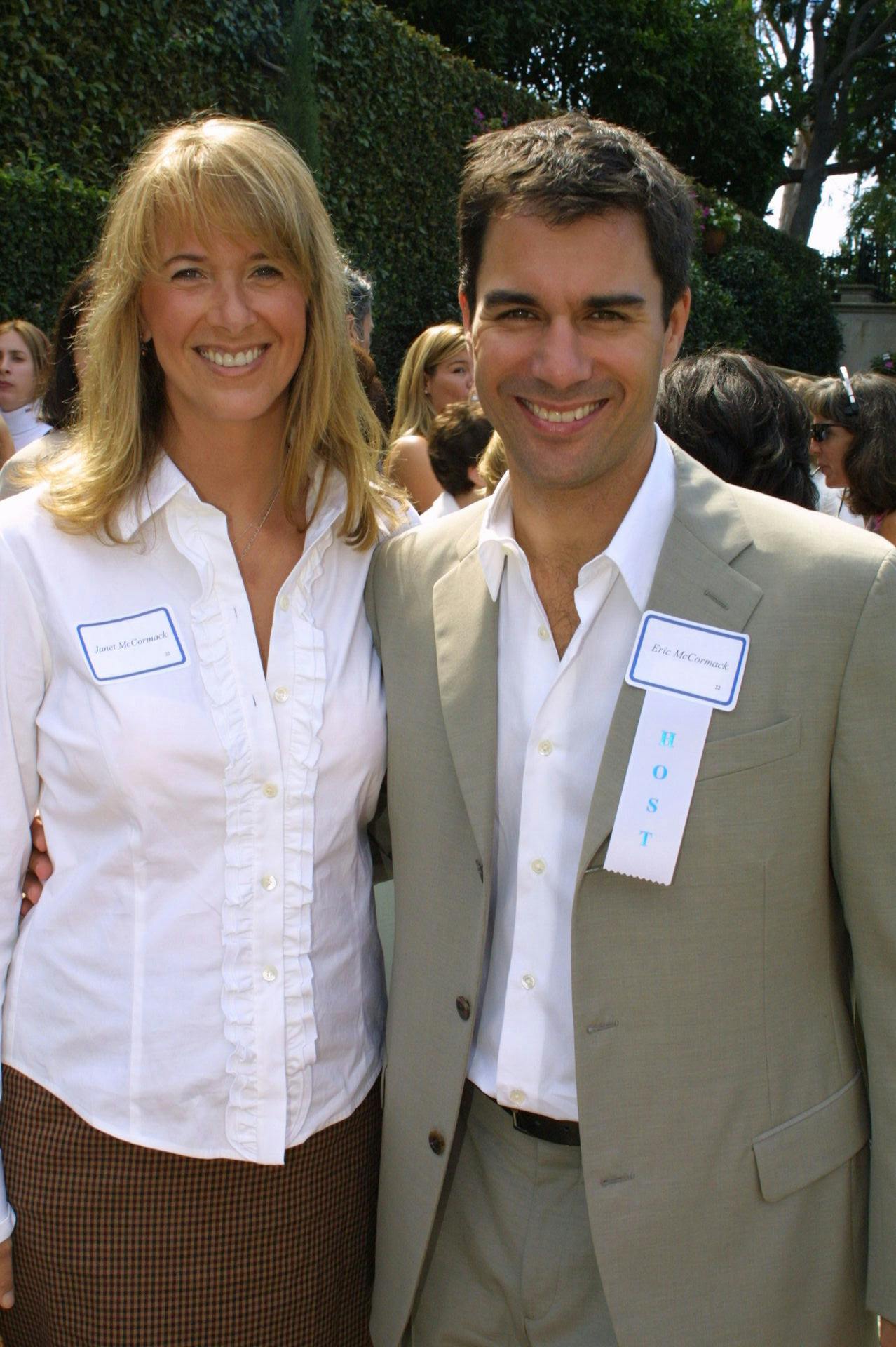 Eric McCormack with wife Jane Holden