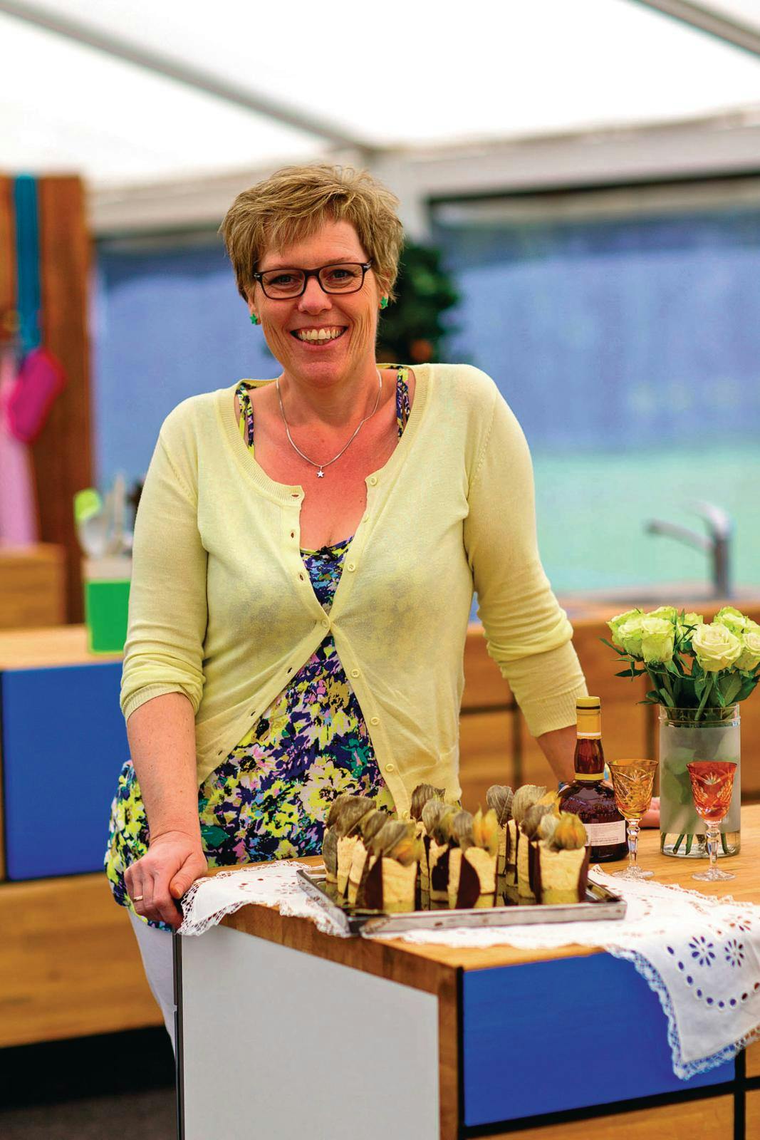 Jette Stub deltog i "Den store bagedyst" i 2015. Hun har i seks år haft Café Kagefryd i Helsingør.