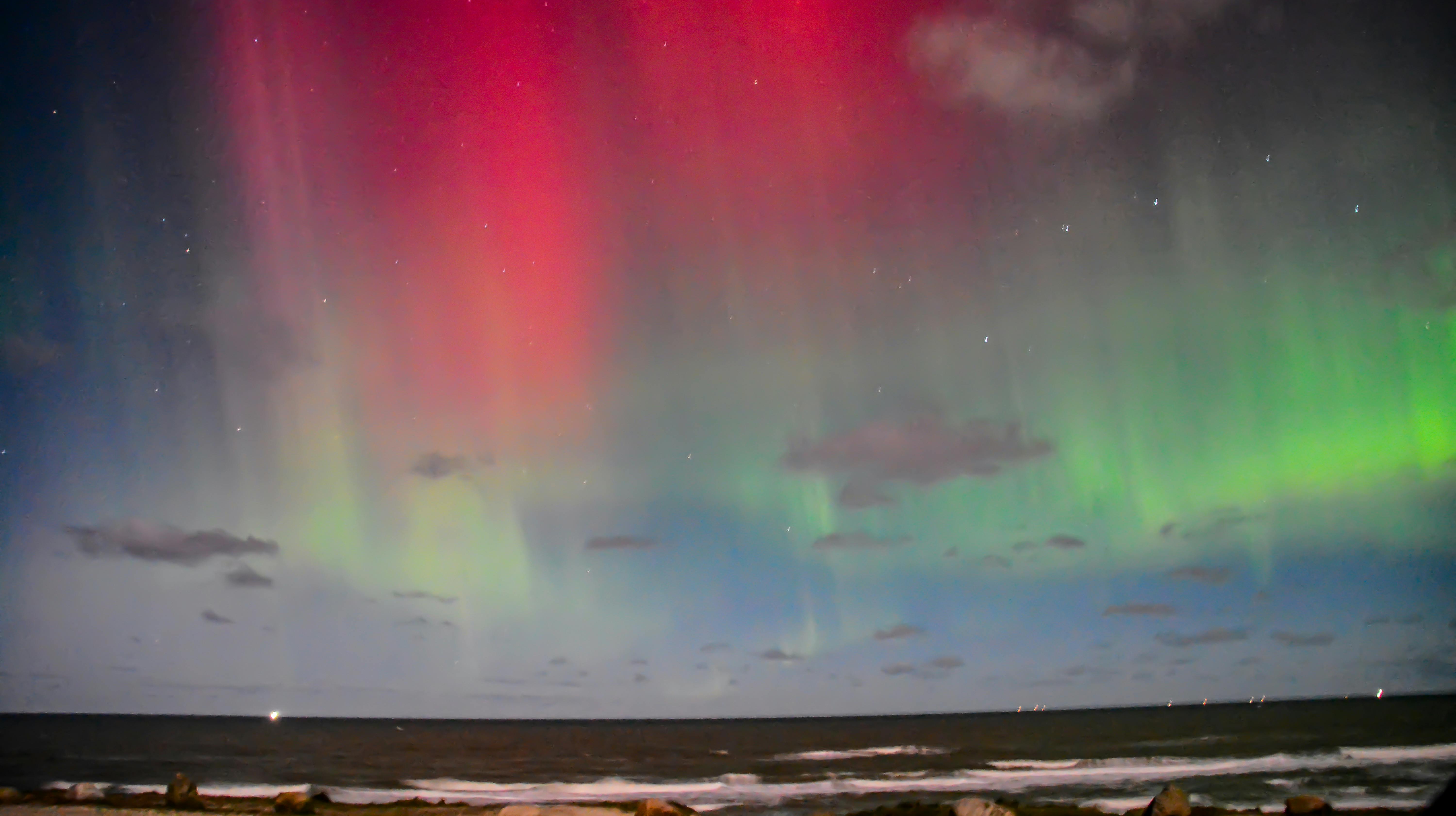 Nordlys over Danmark