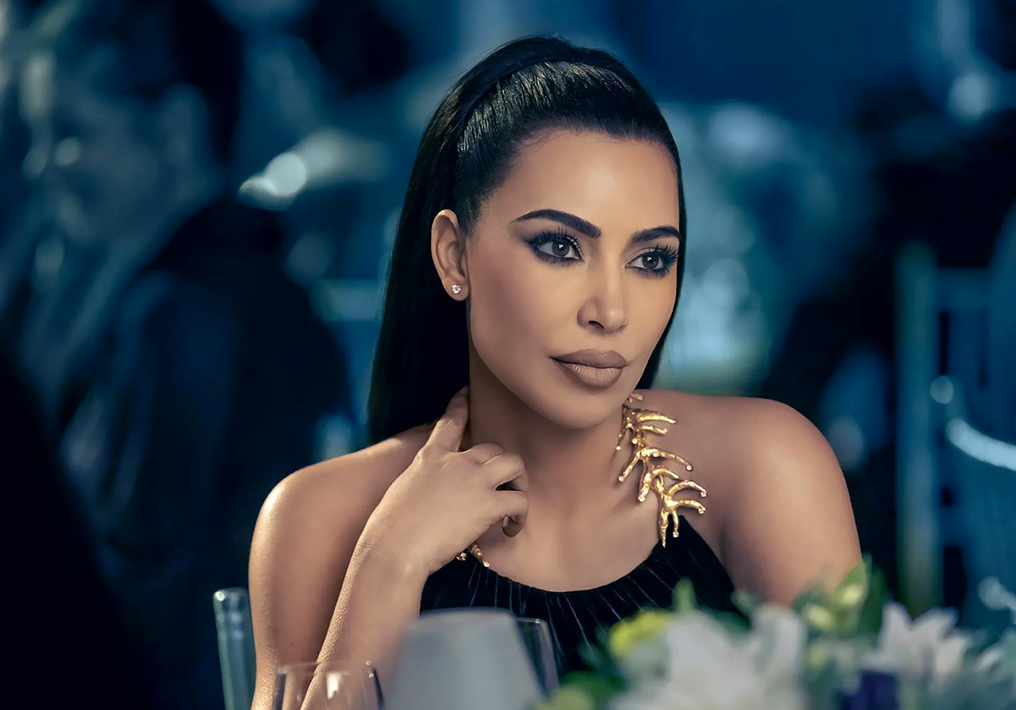 Kim Kardashian i den nyeste sæson af "American Horror Story".