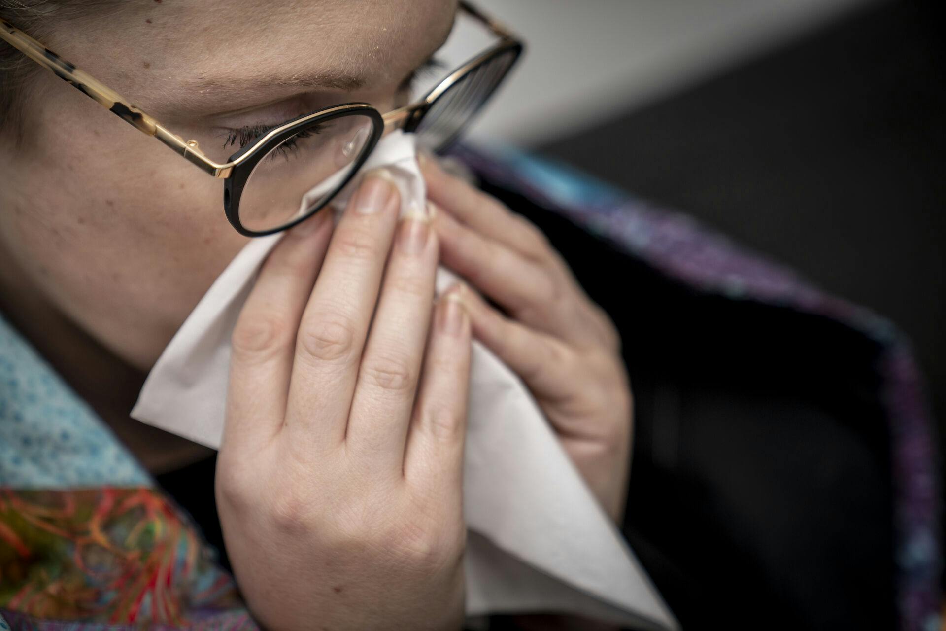 Smitten stiger med forskellige luftvejssygdomme, oplyser Sundhedsstyrelsen.