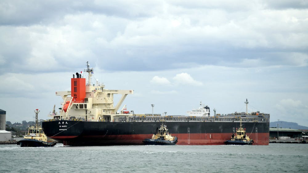 Demonstrationen fandt sted på havnen i byen Newcastle, som ligger nord for Sydney på den australske østkyst. (Arkivfoto).