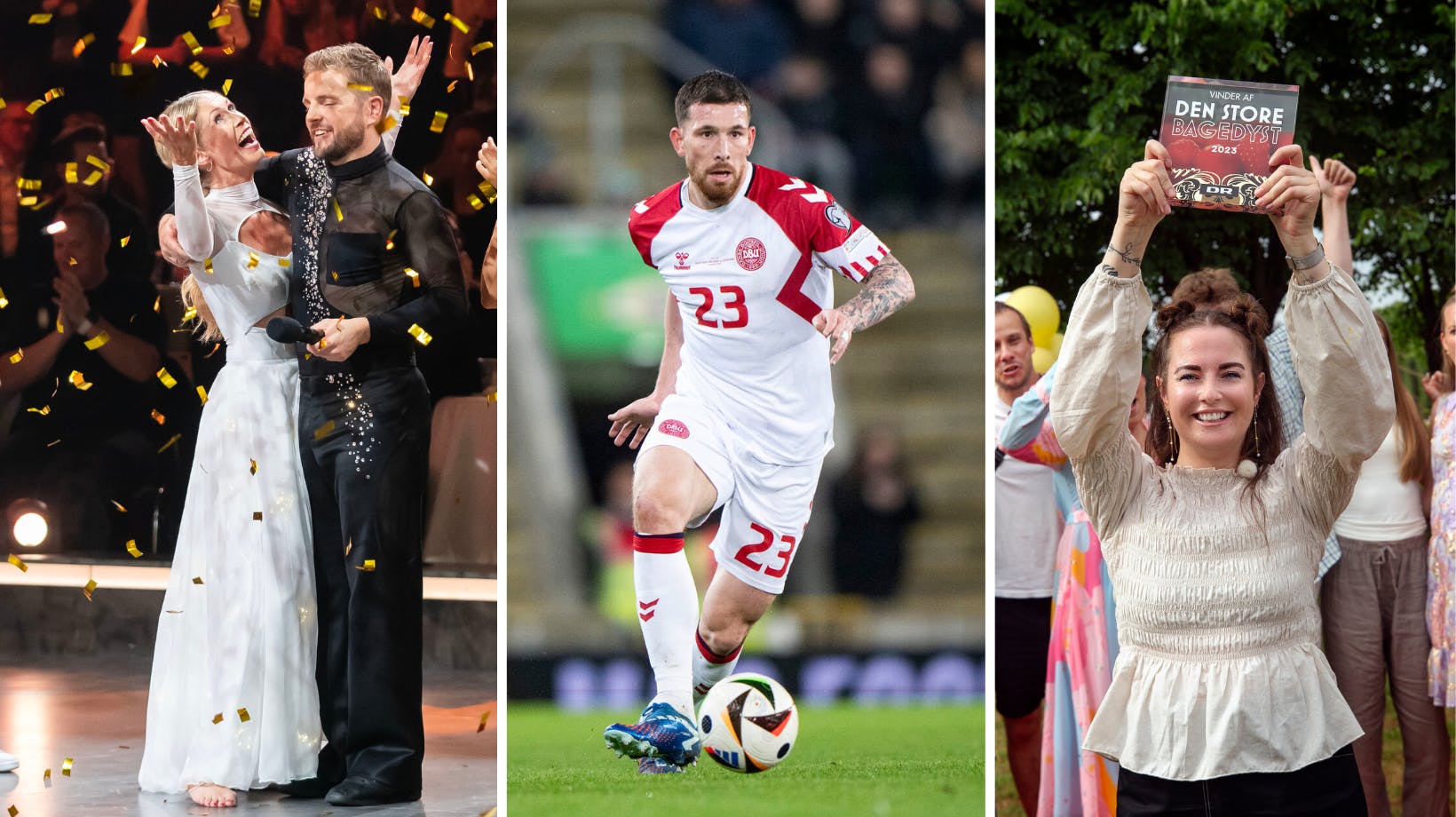 Landsholdet trak langt flere seere end både "VIld med dans" og "Den store bagedyst". 