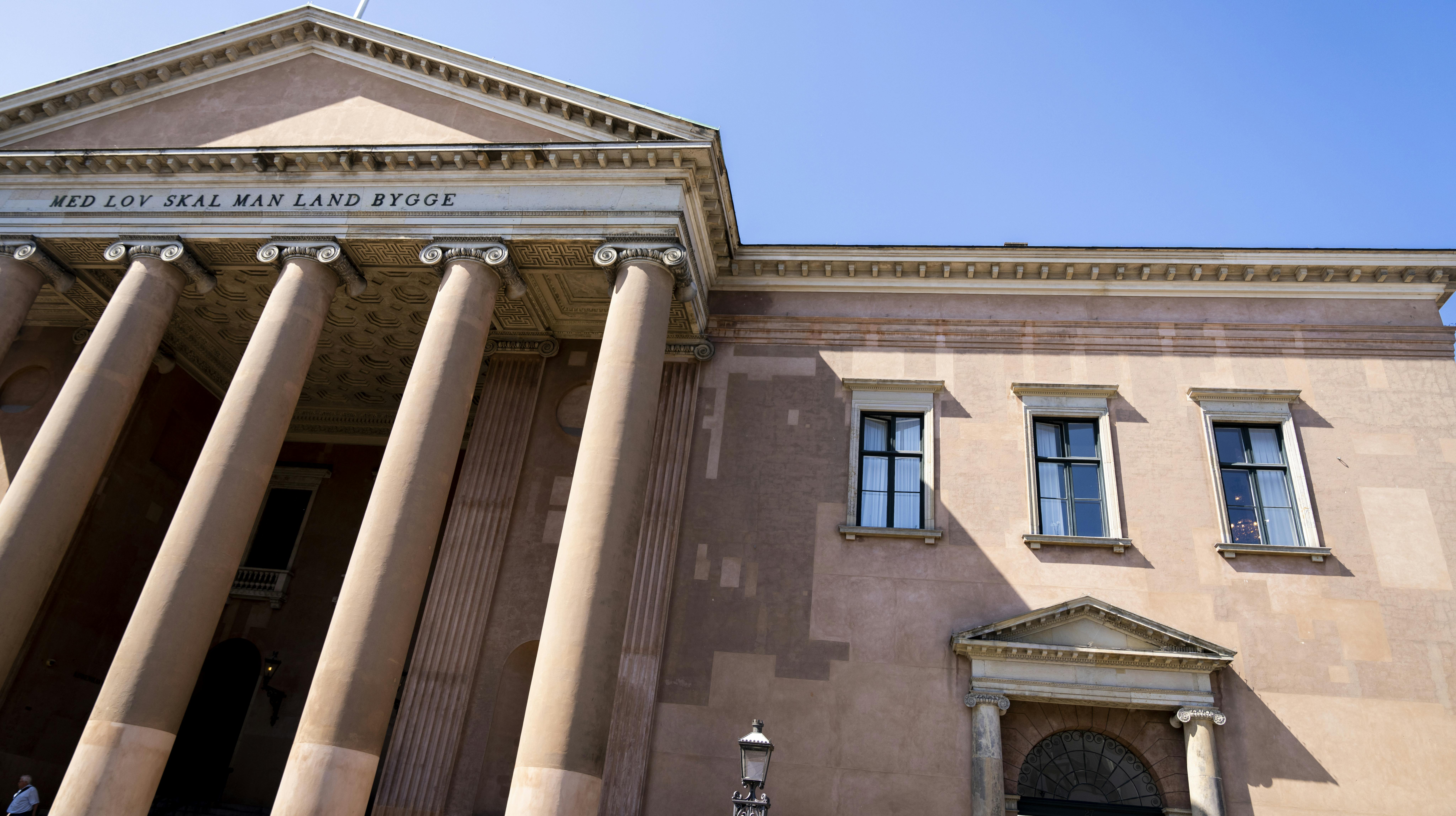 Københavns Byret, hvor Fields-sagen begynder i København, mandag den 12. juni 2023. Tre blev dræbt og mange kom til skade da der blev løsnet skud i Field's 3. juli 2022.. (Foto: Ida Marie Odgaard/Ritzau Scanpix)