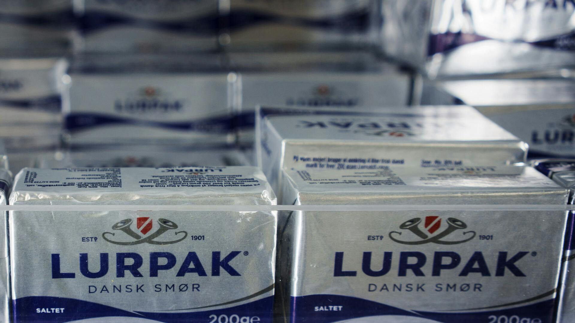 Smør, Randers mandag den 3. oktober 2022. Prisen på smør og gas er steget mere i Danmark end andre lande, vi kan sammenligne os med. Det konkluderer Konkurrence- og Forbrugerstyrelsen efter et pristjek, som blev sat i gang af erhvervsminister Simon Kollerup (S) i august.. (Foto: Bo Amstrup/Ritzau Scanpix)