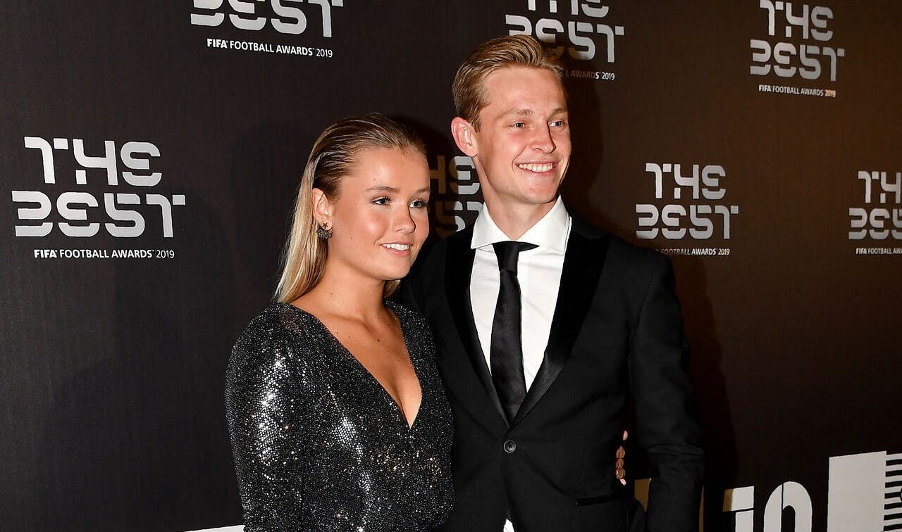 Frenkie de Jong og Mikky Kiemeney er blevet forældre for første gang.&nbsp;