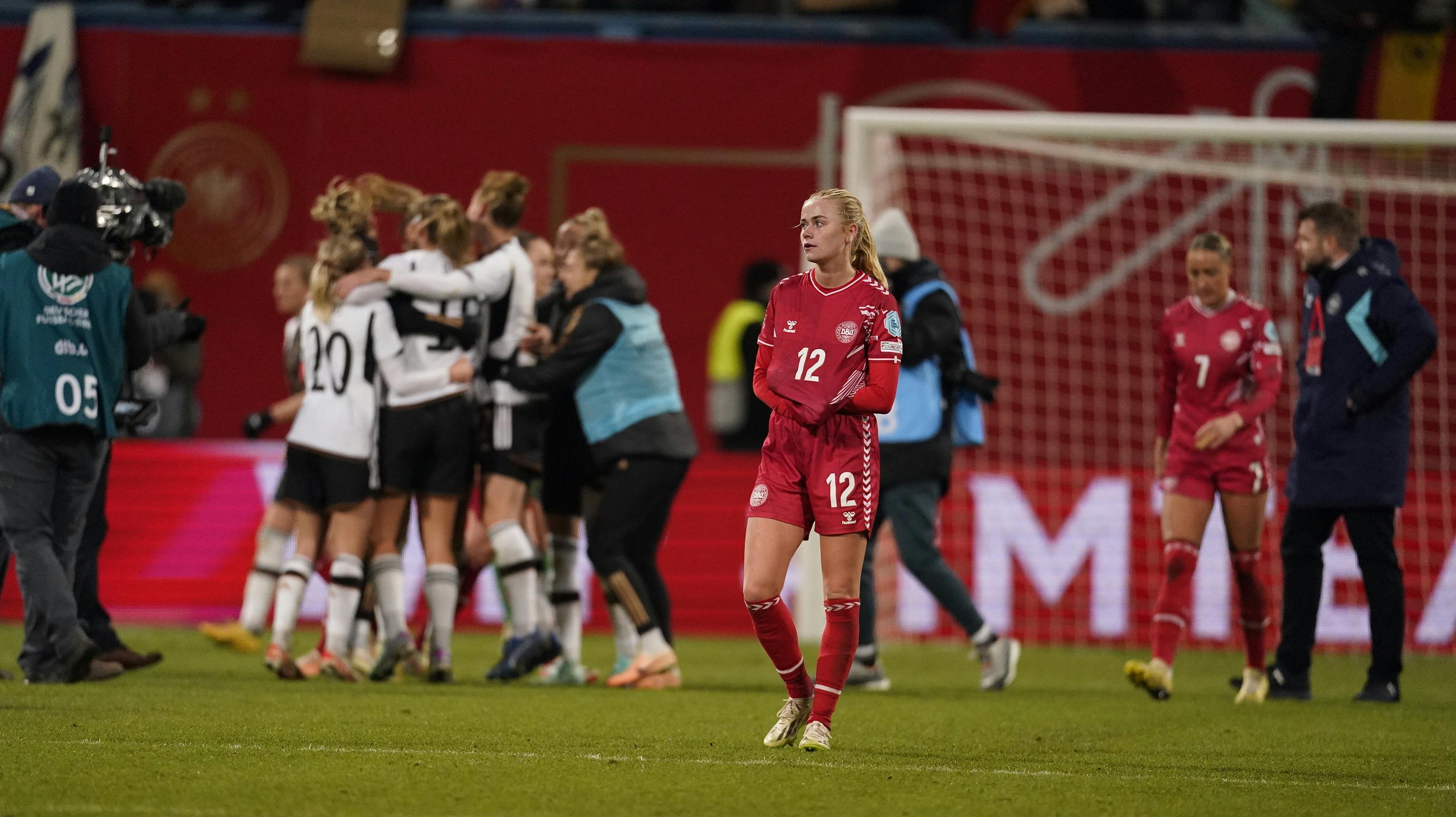 Danmark tabte 0-3 fredag aften mod Tyskland.