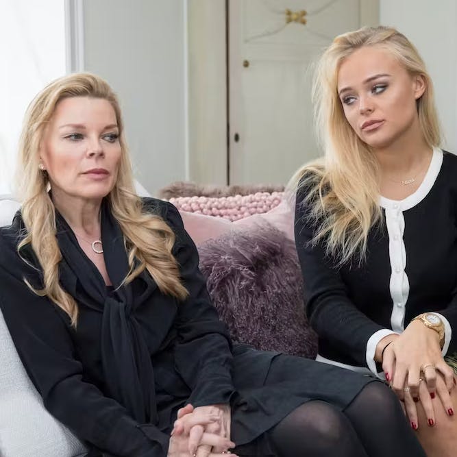 Katerina Pitzner bekræfter Elviras Dubai-situation.