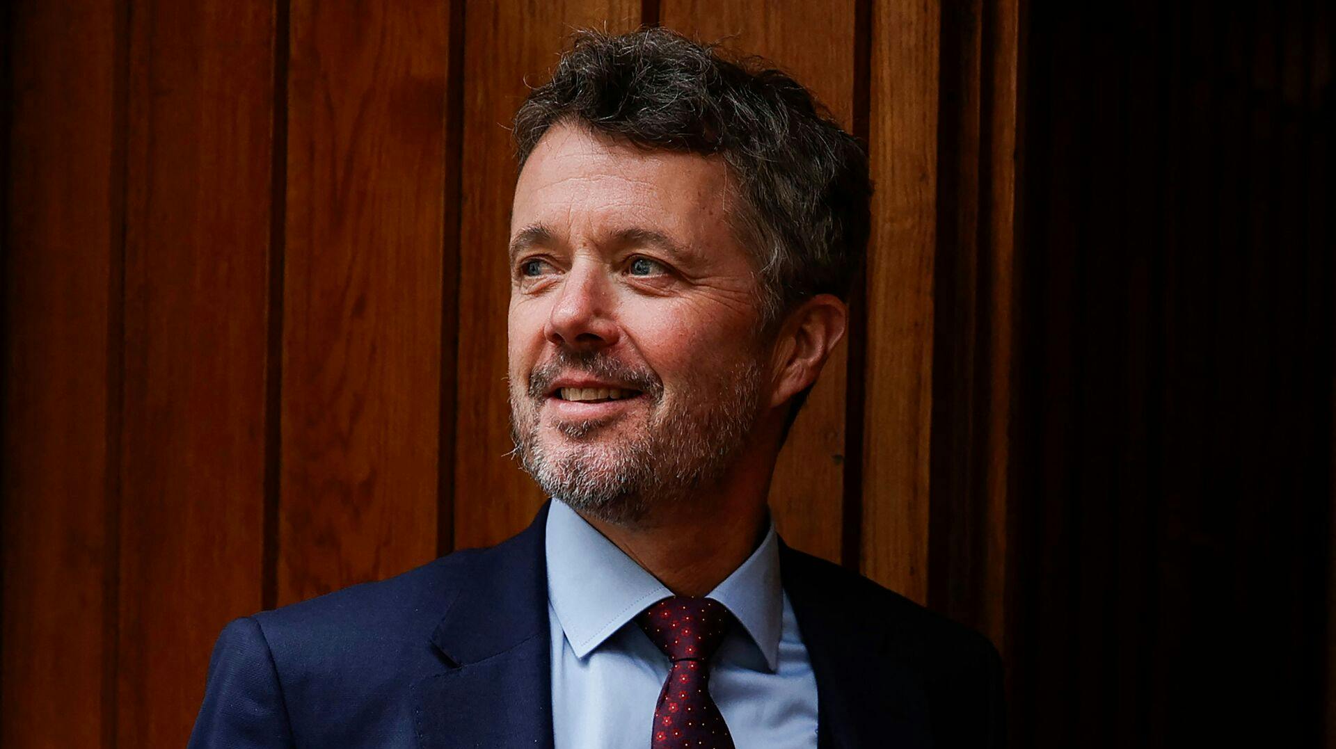 Danish Crown Prince Frederik arrives for a celebration service to mark the 100 years of service of the Danish Chruch as part of a two days visit in Paris, on October 29, 2023. (Photo by Geoffroy VAN DER HASSELT / AFP)