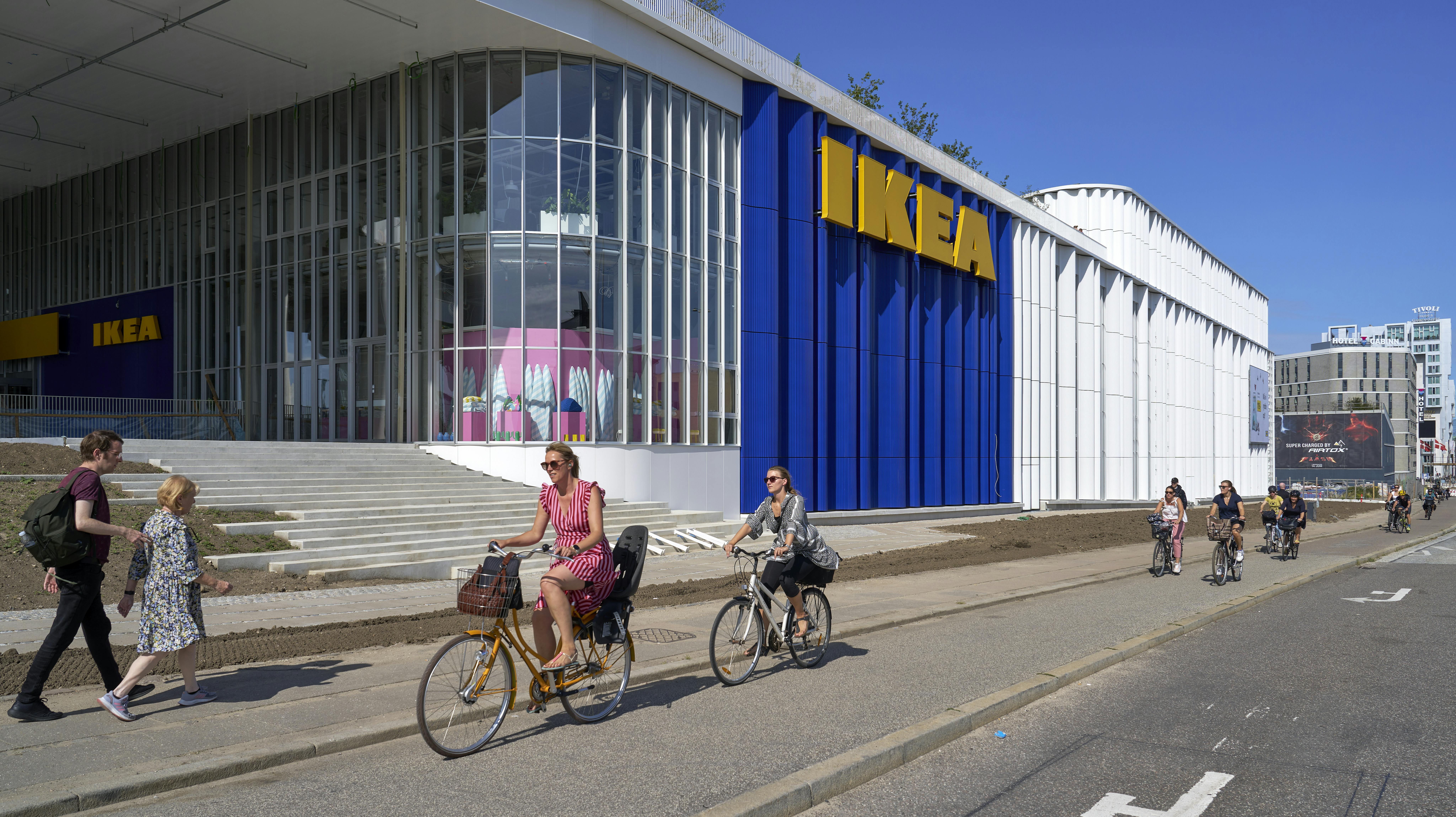 Her ses IKEA-butikken i København.