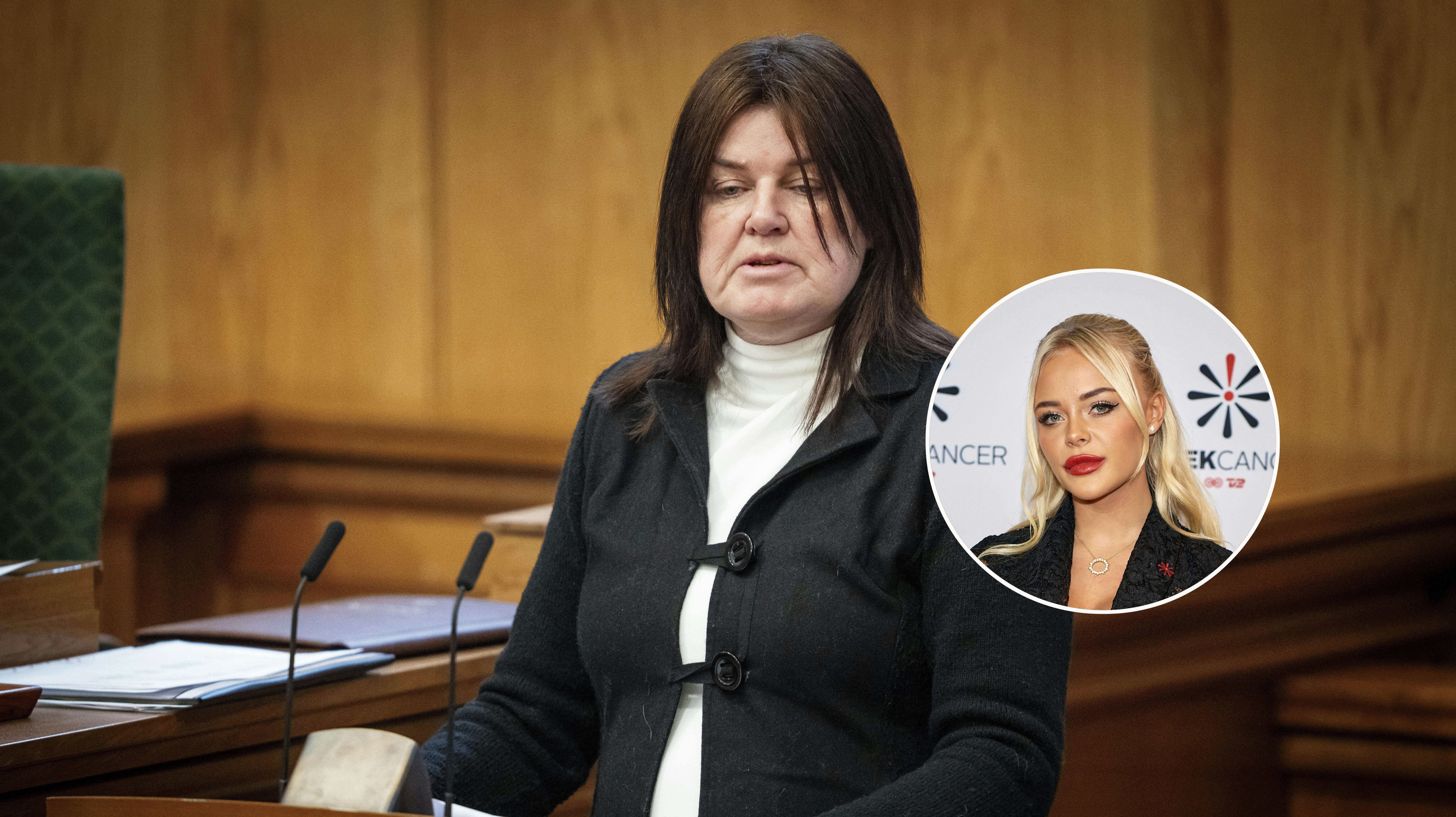 Karina Lorentzen Dehnhardt (SF) bruger fra Folketingets talerstol Elvira Pitzners situation i Dubai i sin argumentation.
