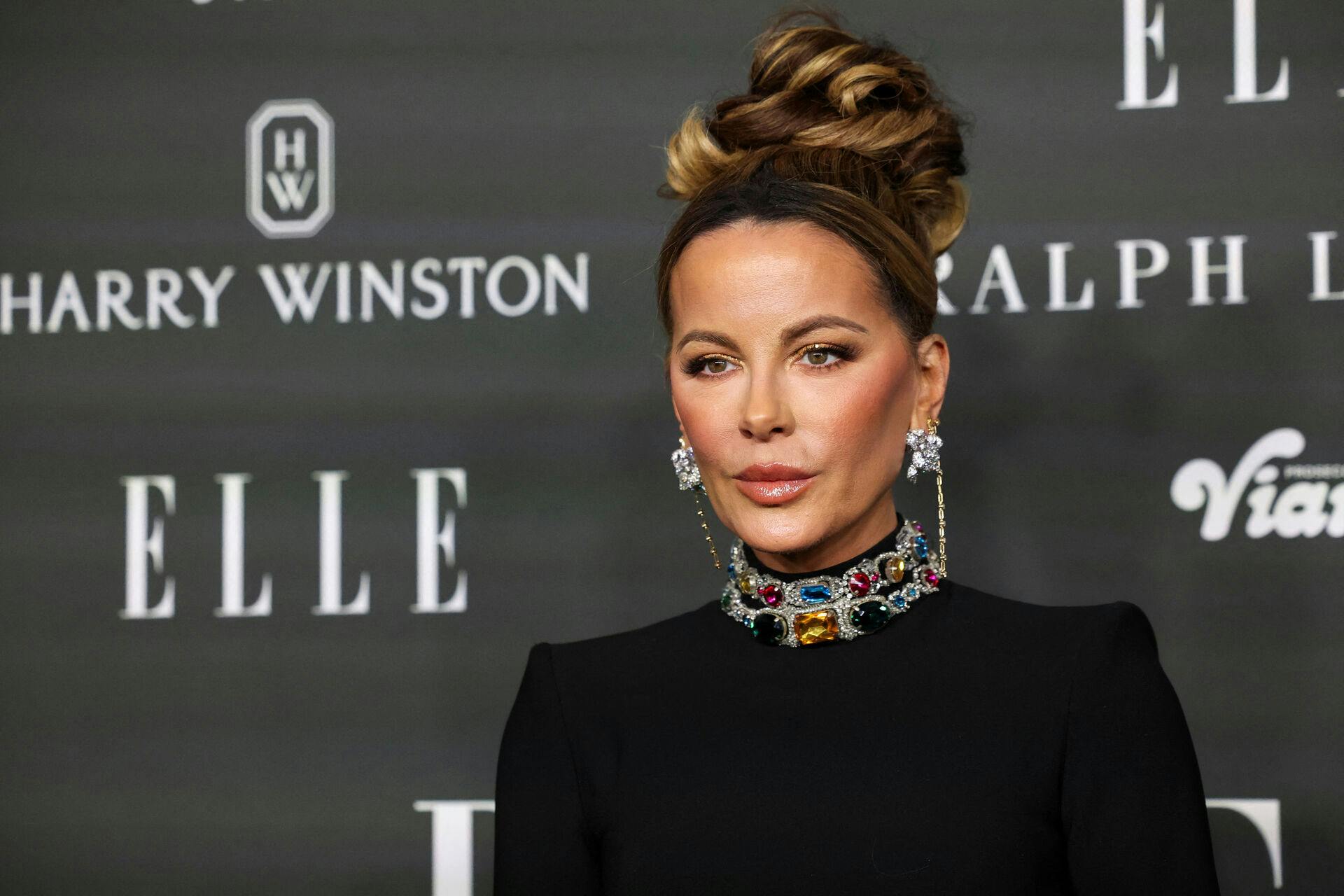 Kate Beckinsale plejer normalt at have en imponerende mørk manke.