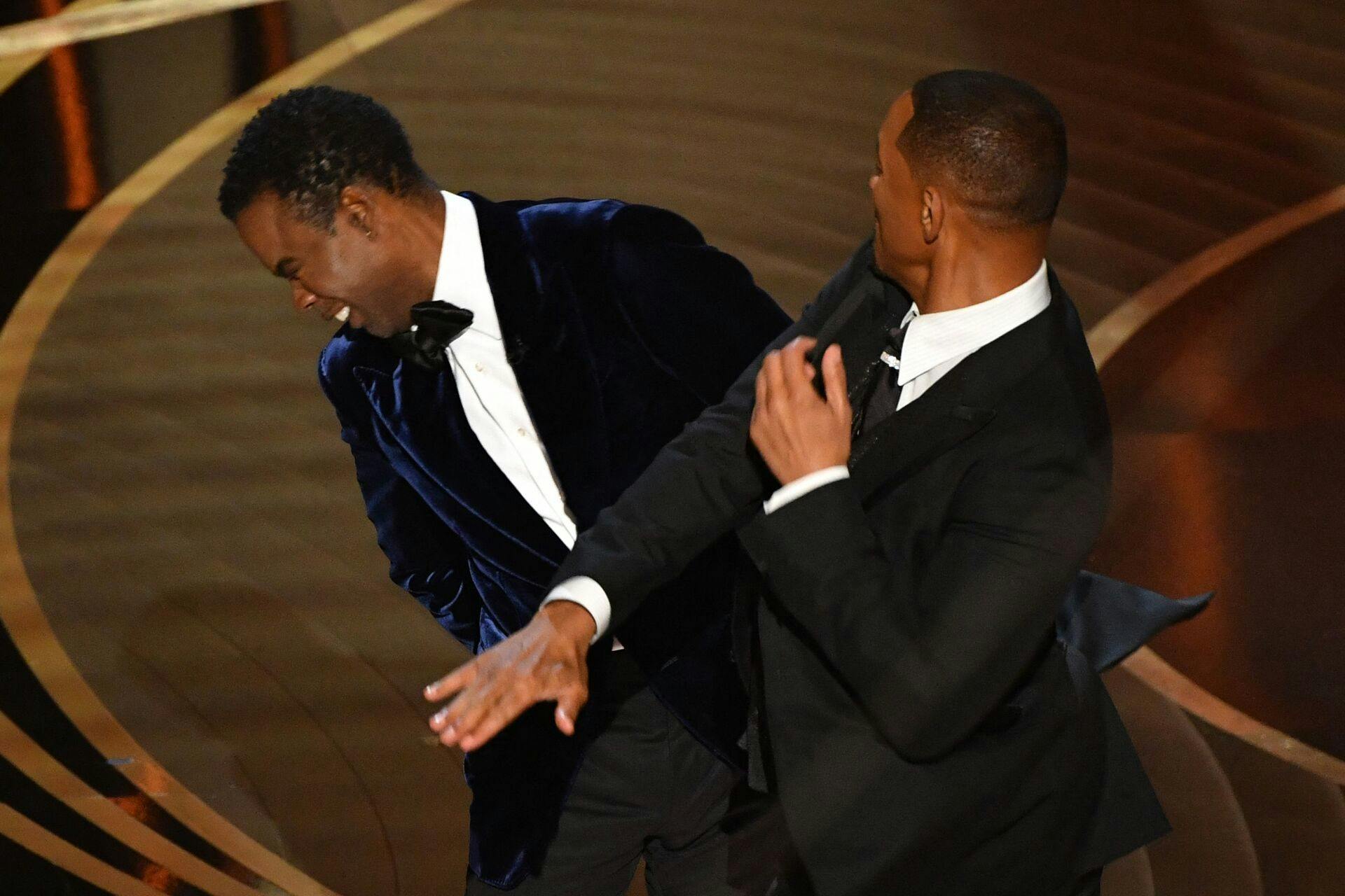 Chris Rock fik én på sinkadusen, da Will Smith blev rasende over morsomheden på hustruens bekostning.