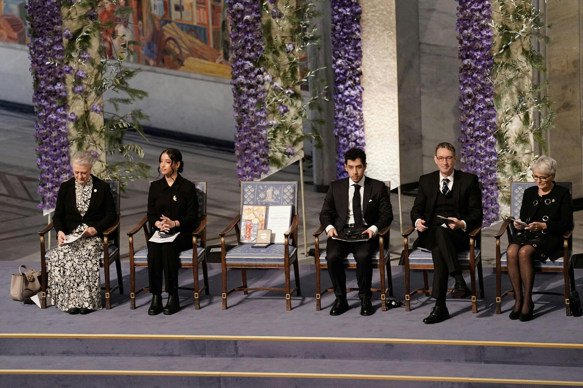 Den nok vigtigste stol stod tom under uddelingen af Nobels fredspris.