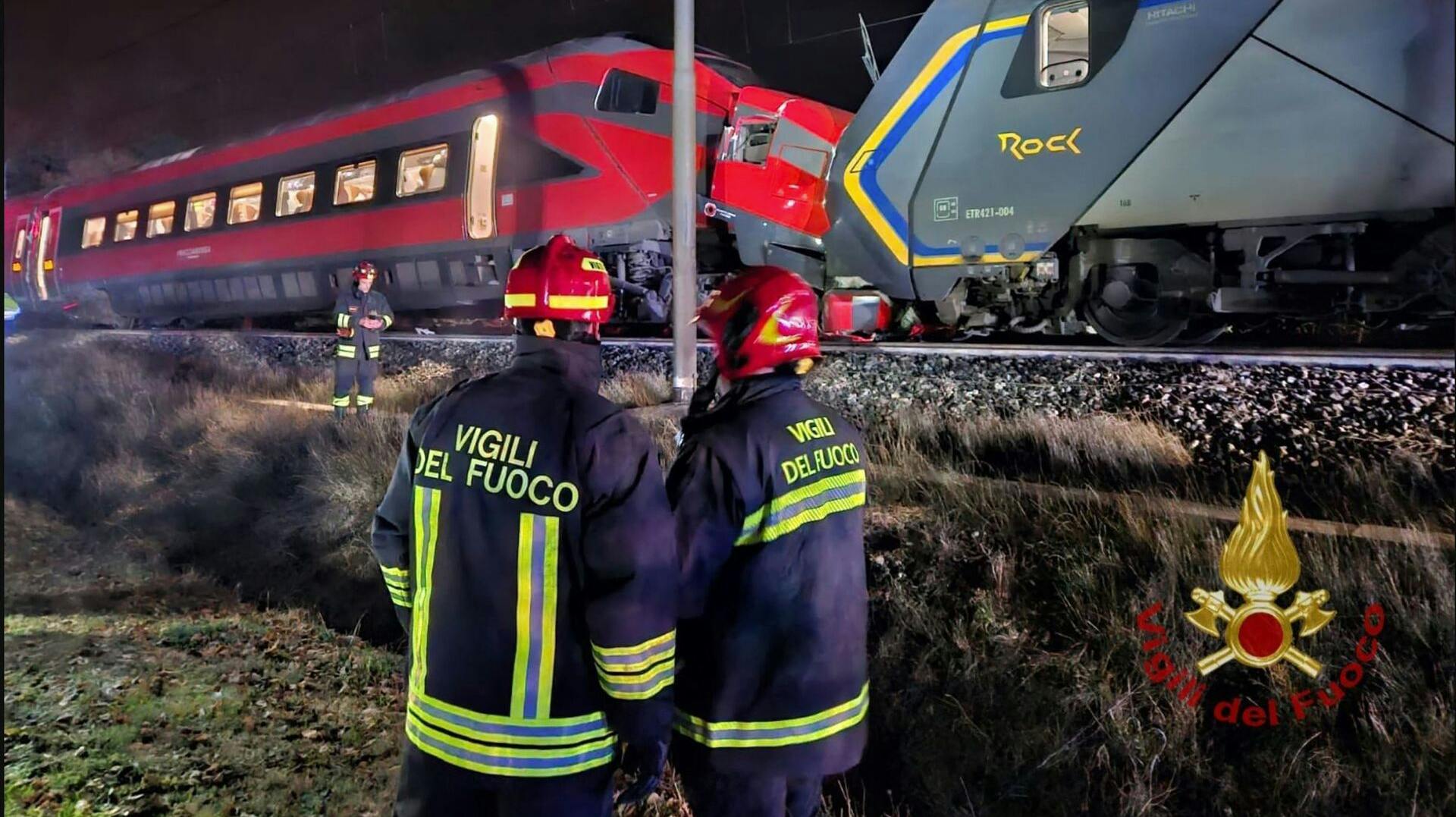 Et lyntog - Freccia Rossa - er søndag kollideret med et regionaltog mellem Bologna og Rimini. Ingen af de 17 kvæstede er kommet alvorligt til skade, lyder de første meldinger fra redningsmandskab.