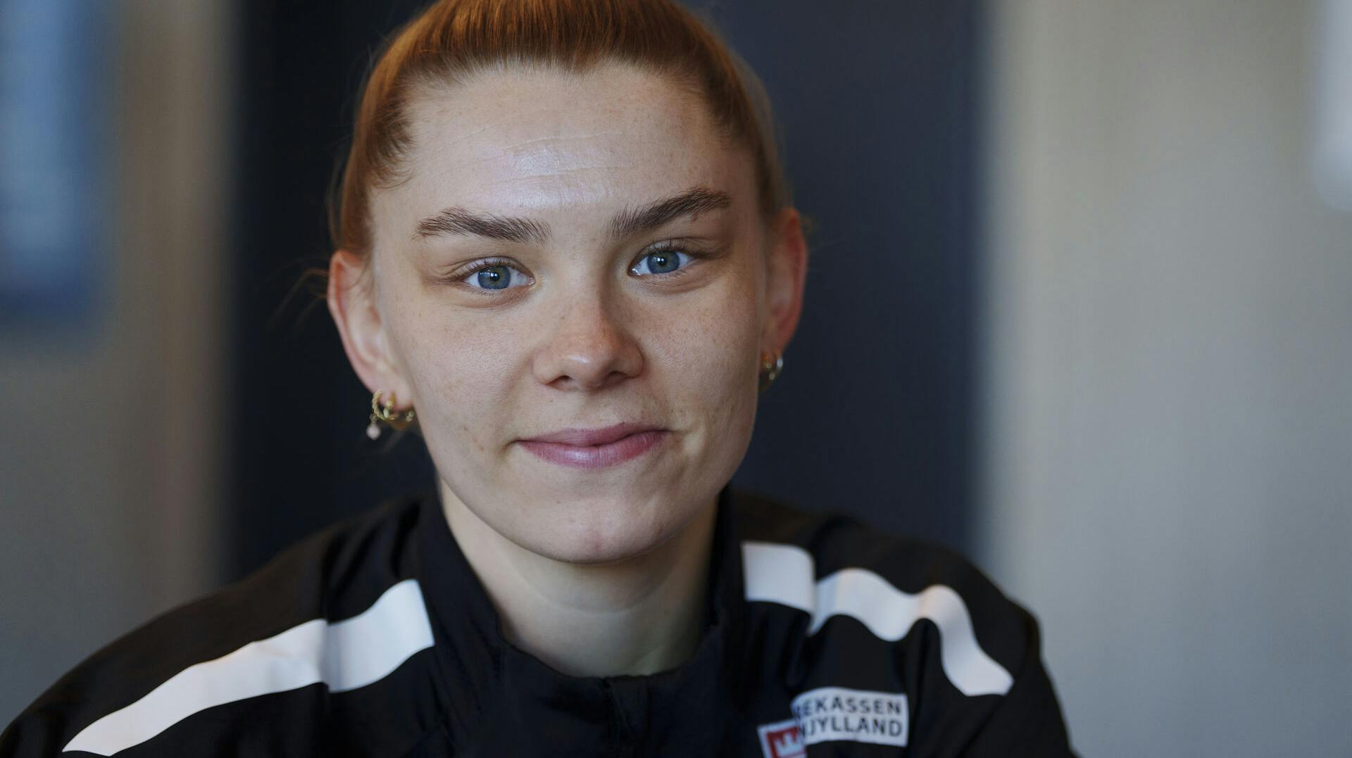 Trine Østergaard skal i aften i aktion mod Tyskland sammen med resten af landsholdet. 