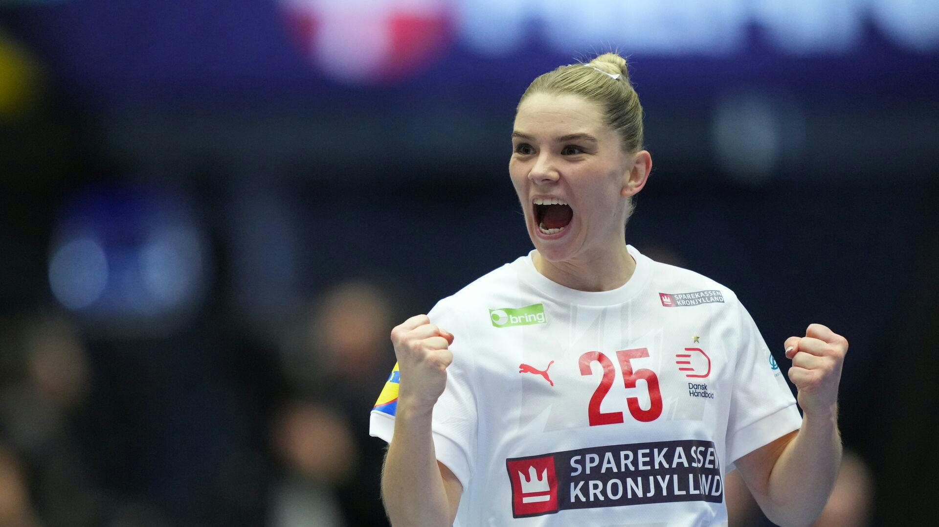 VM-kampen mellem Danmark og Tyskland i mellemrunde gruppe 3 under IHF verdensmesterskabet i kvindehåndbold i Jyske Bank Boxen i Herning, mandag den 11. december 2023.