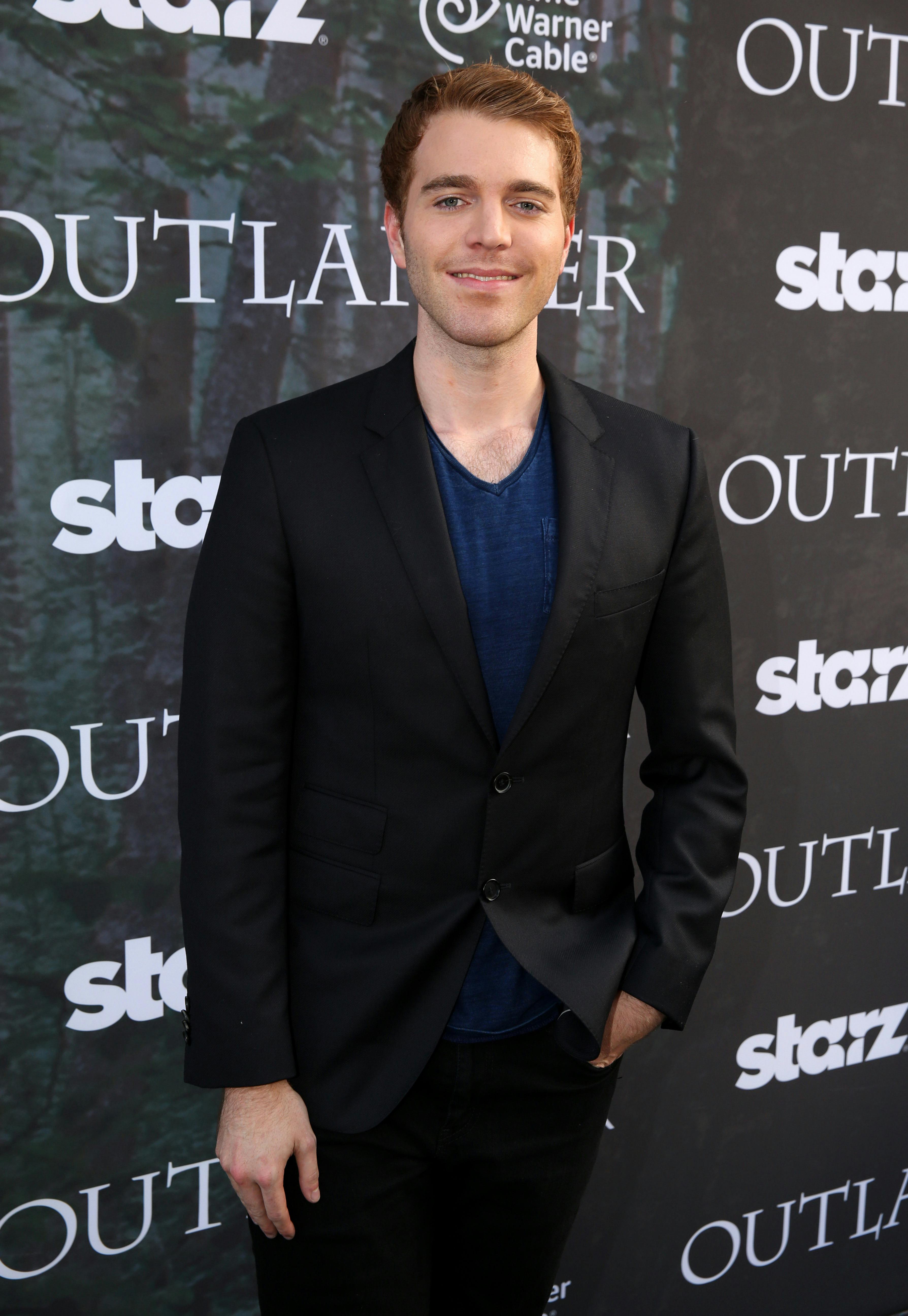 Shane Dawson arrives at the premiere for the STARZ original series "Outlander" during San Diego Comic-Con on Friday, July 25, 2014 in San Diego. "Outlander" premieres on STARZ August 9, 2014. (Photo by Matt Sayles/Invision for STARZ/AP Images)