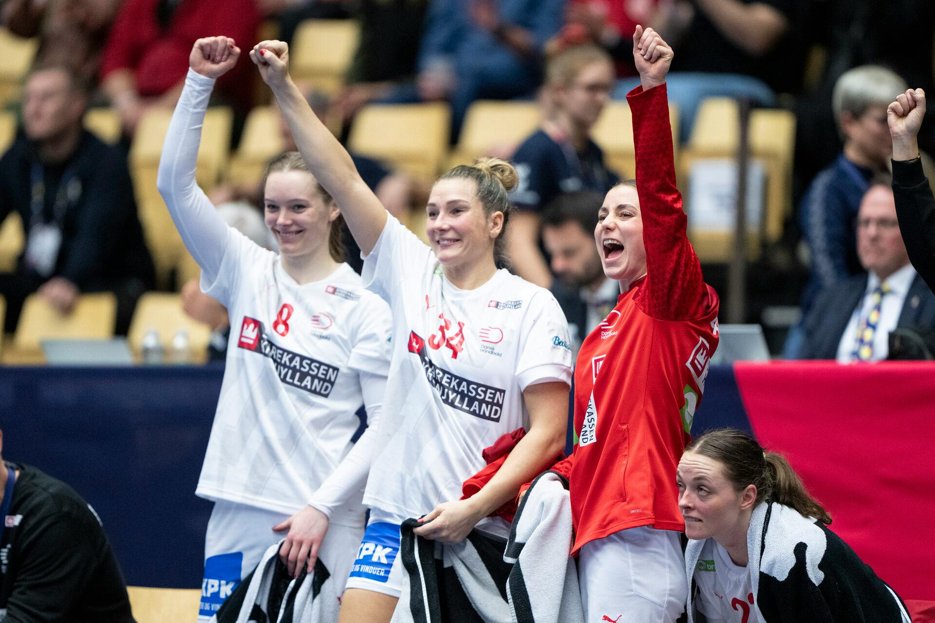 Danmark er nu i kvartfinalen og dermed tre kampe fra et potentielt guld.&nbsp;